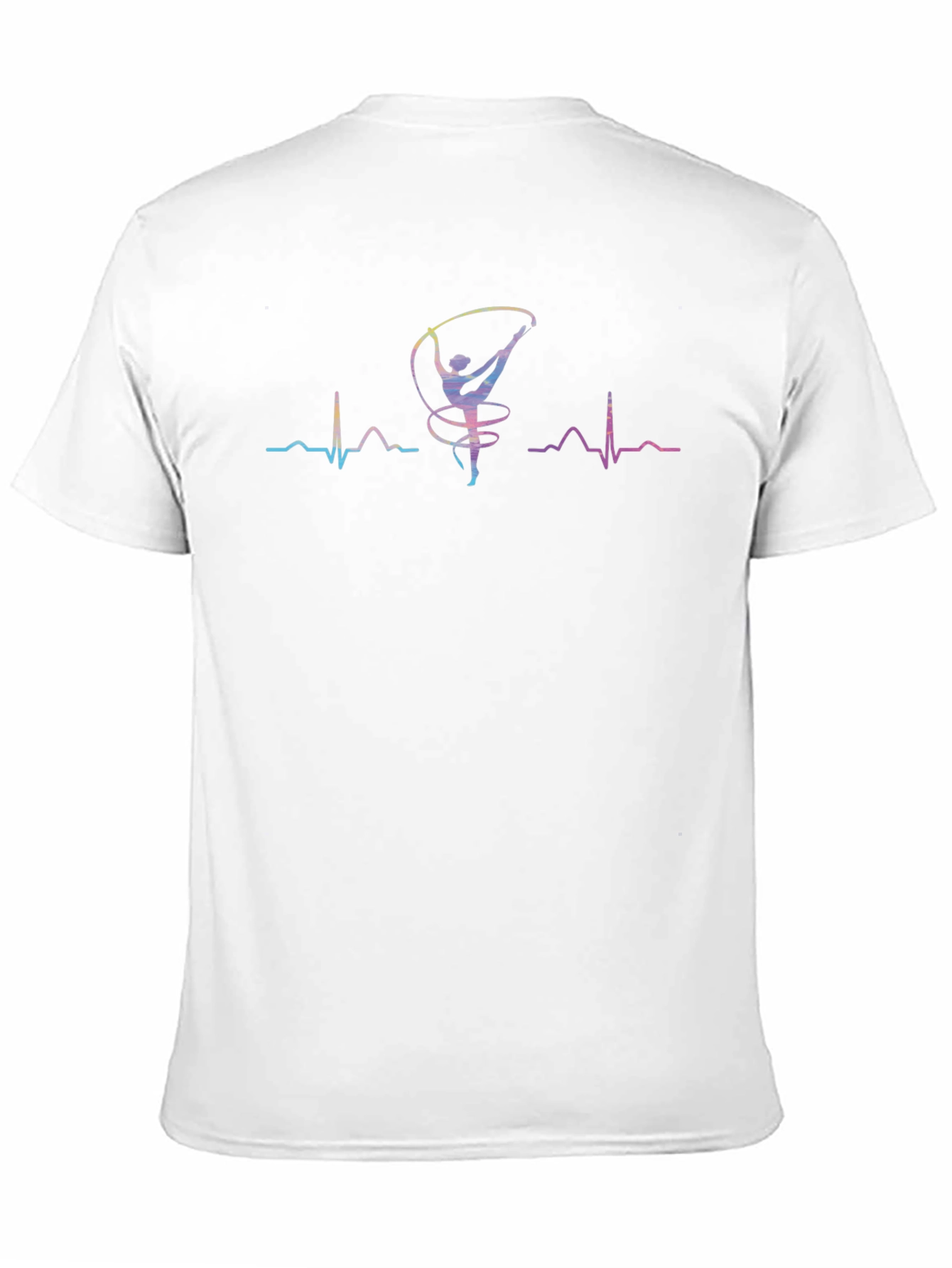 Gymnastics Heartbeat T-Shirt - Rhythmic Dance Tee