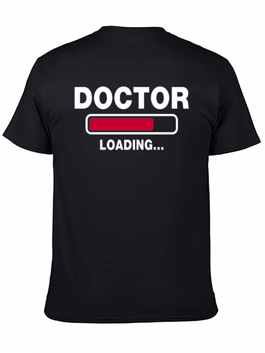 Doctor Loading Graphic T-Shirt - Black