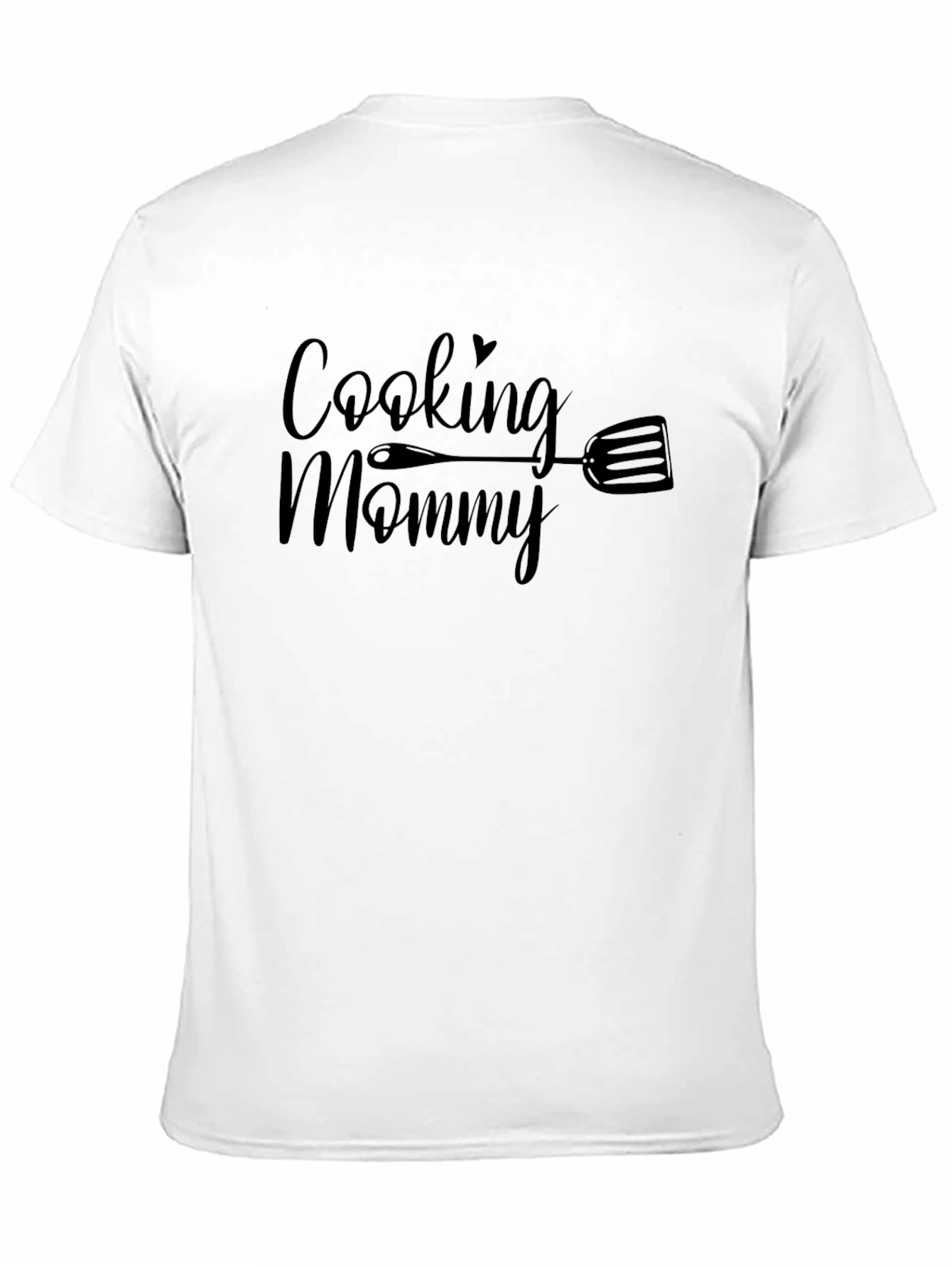 Cooking Mommy Graphic T-Shirt - Black Cotton Tee