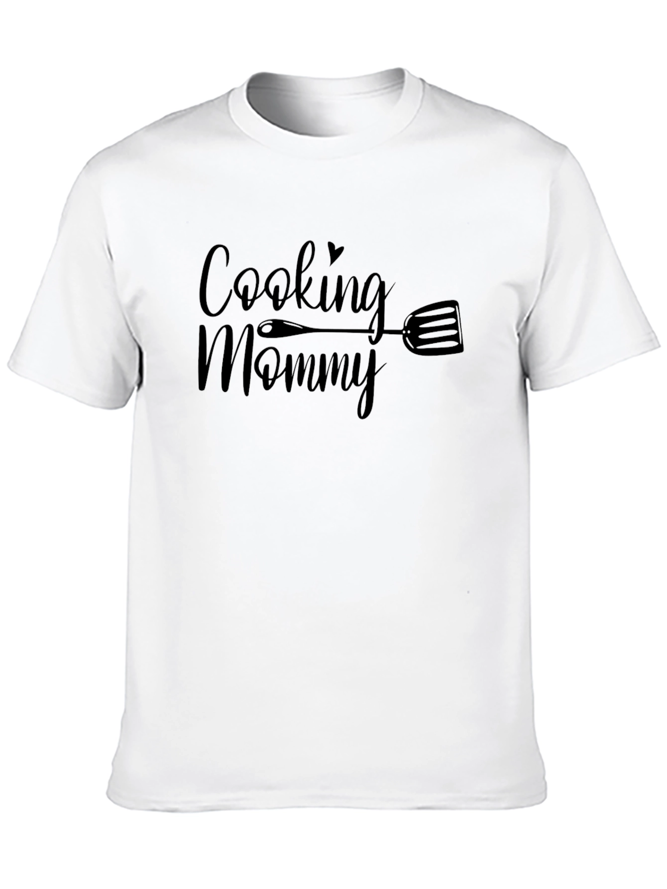 Cooking Mommy Graphic T-Shirt - Black Cotton Tee