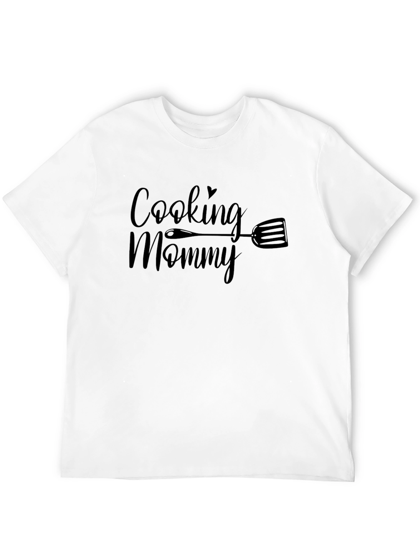 Cooking Mommy Graphic T-Shirt - Black Cotton Tee