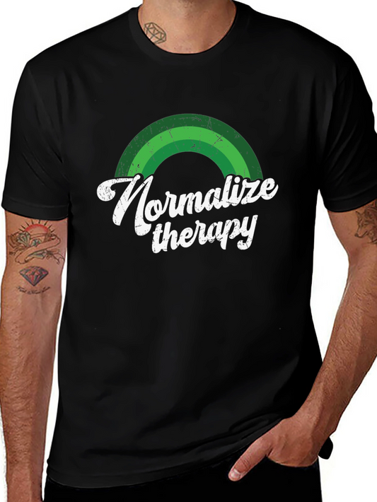 Normalize Therapy Tee - Mental Health Awareness T-Shirt