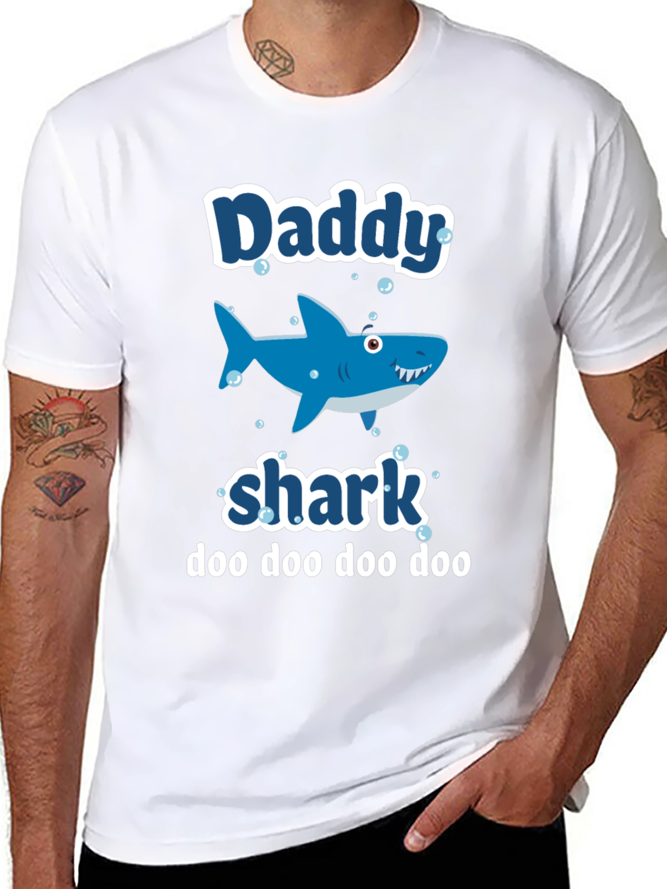 Daddy Shark Graphic Tee - Doo Doo Doo