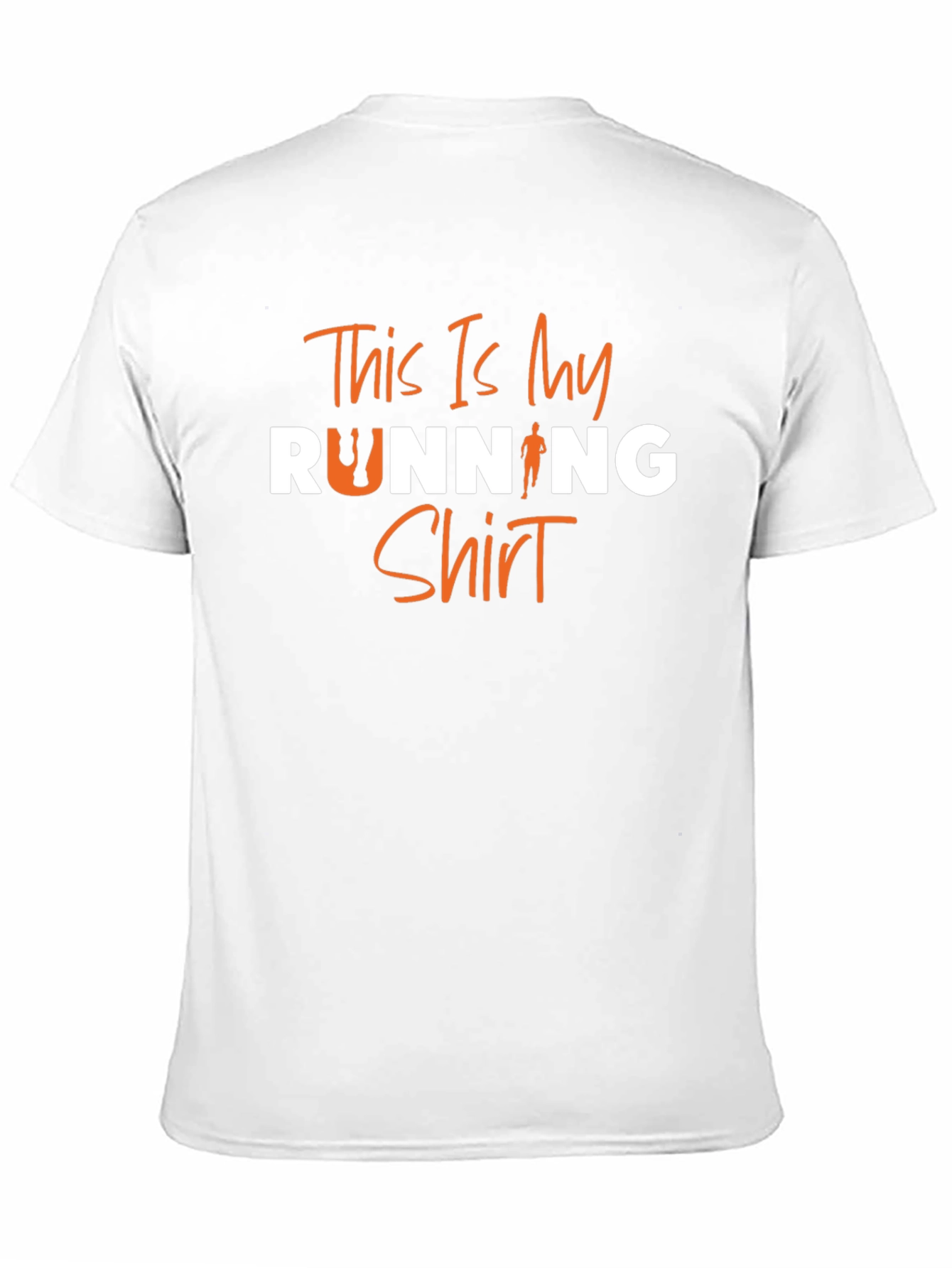 This Is My Running Shirt - Black Graphic Tee