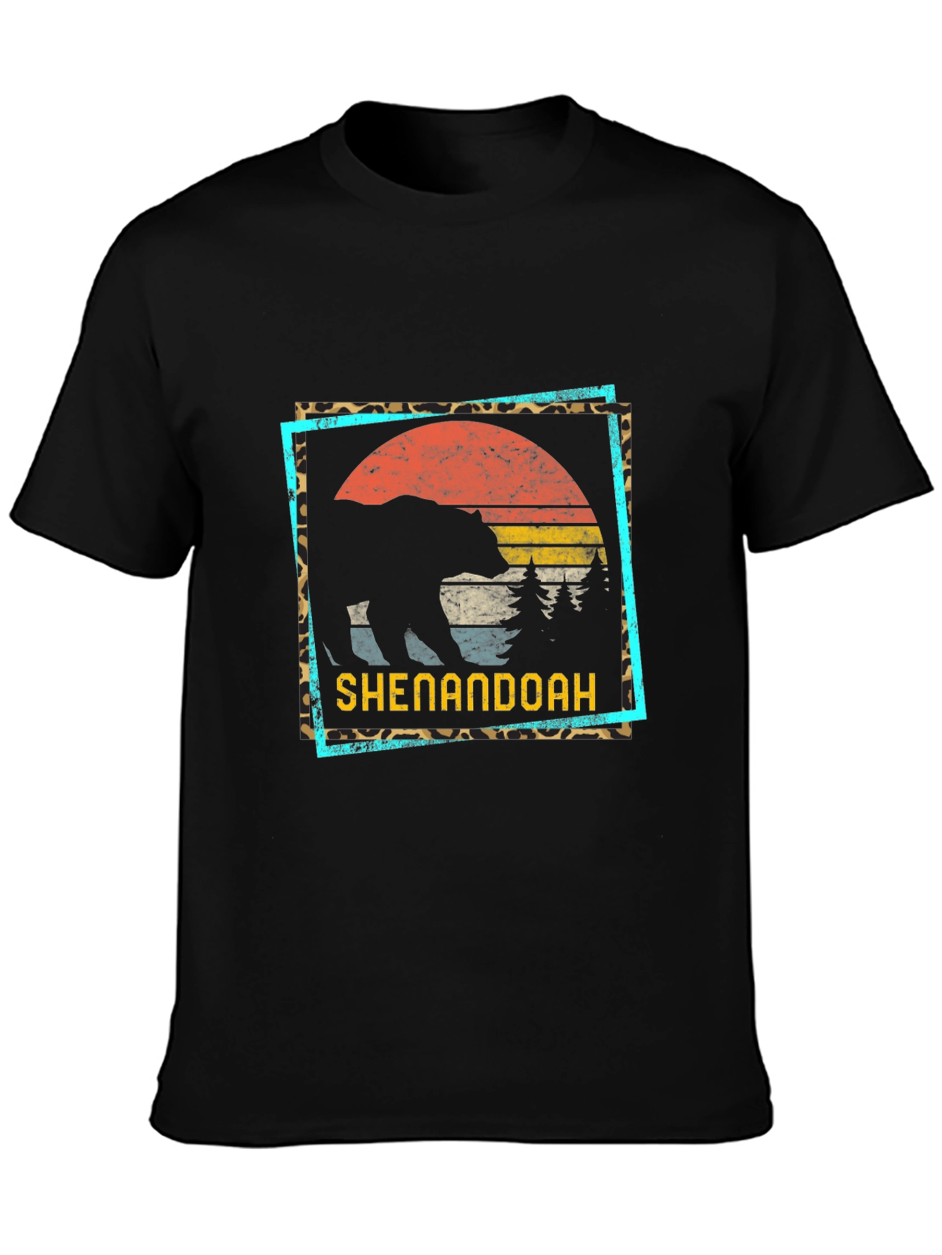 Shenandoah Bear Graphic Tee - Retro Style