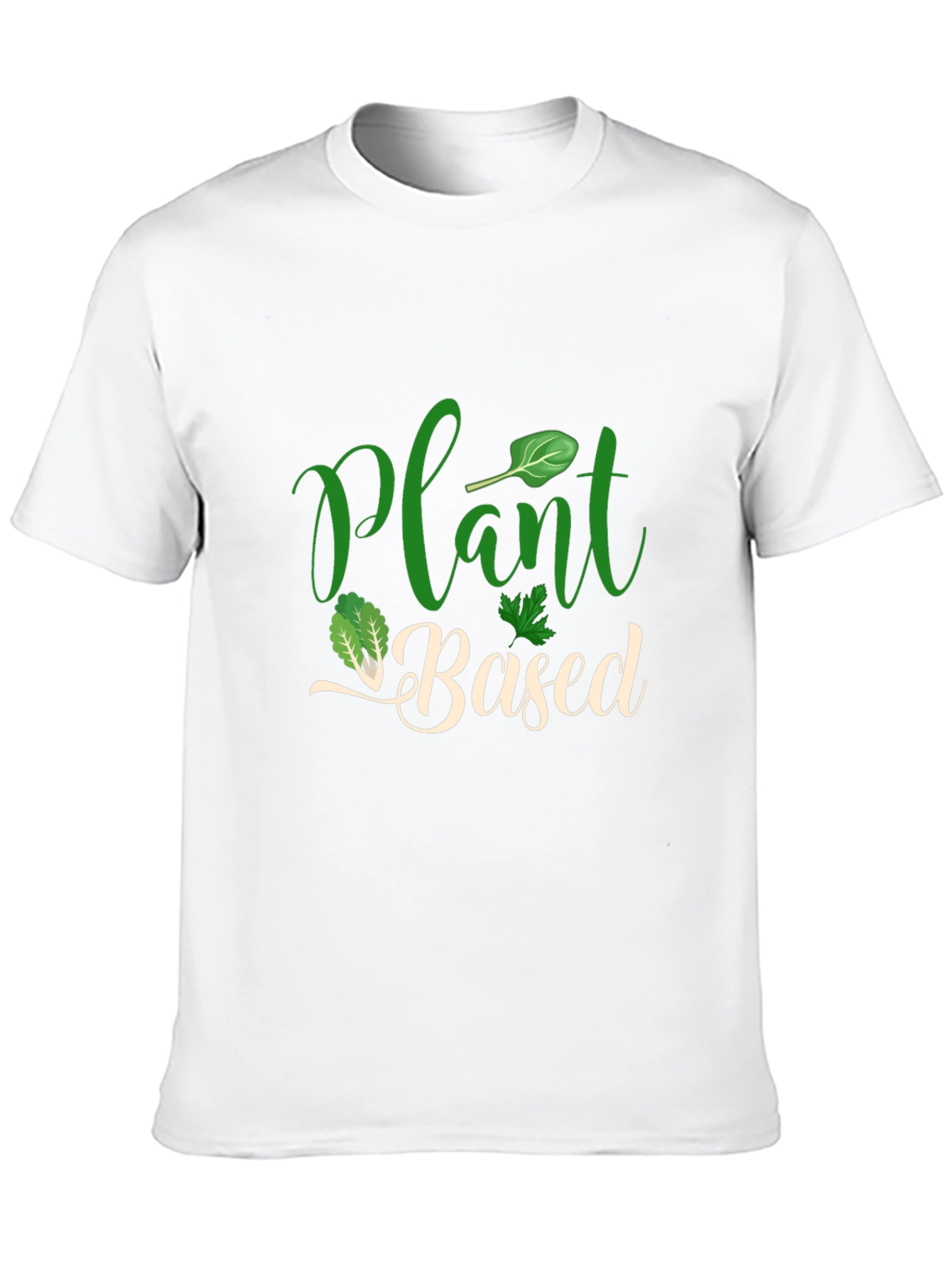 Plant Based Black T-Shirt Vegan Lifestyle Tee
