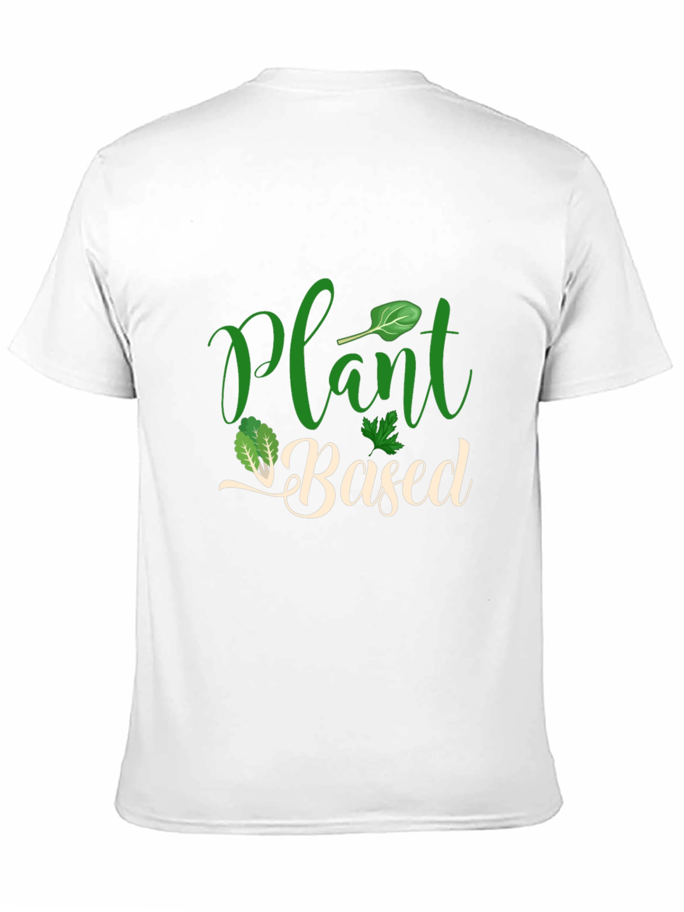 Plant Based Black T-Shirt Vegan Lifestyle Tee