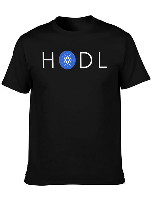 HODL Cardano Crypto T-Shirt - Black