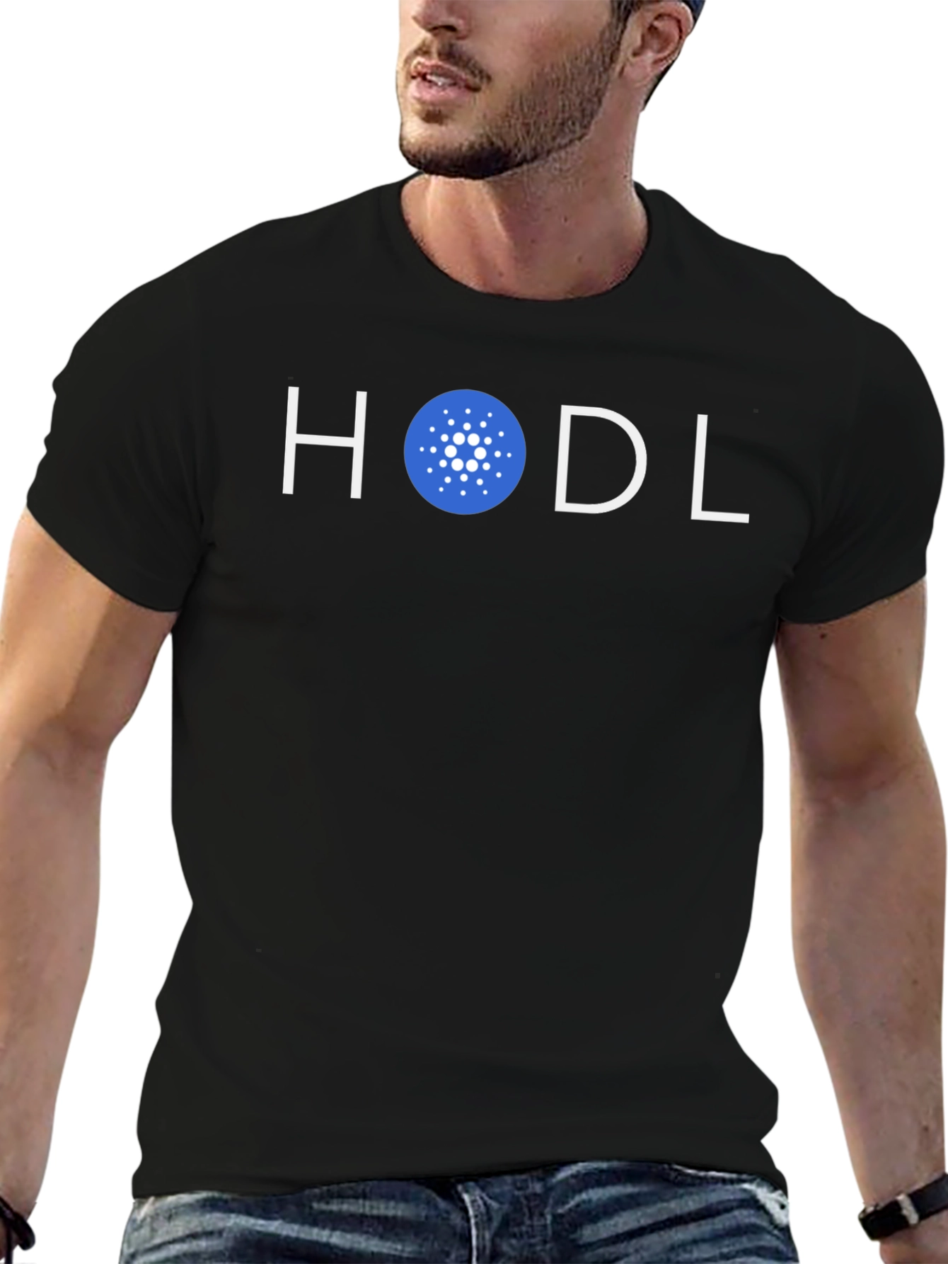 HODL Cardano Crypto T-Shirt - Black