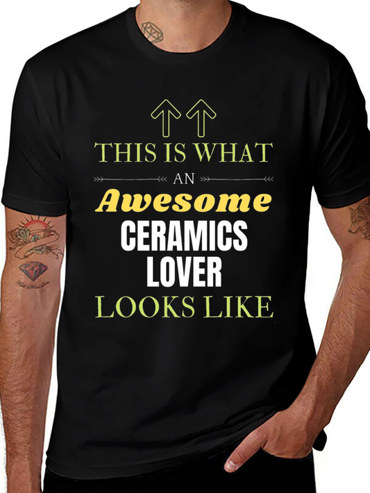 Awesome Ceramics Lover Graphic T-Shirt