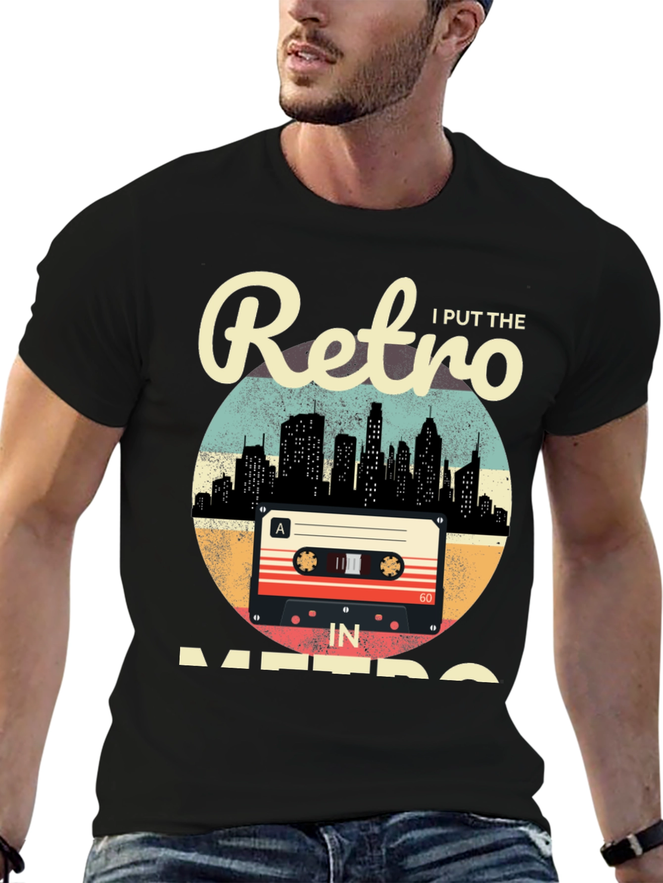 Retro Music Cassette Tape Graphic Tee