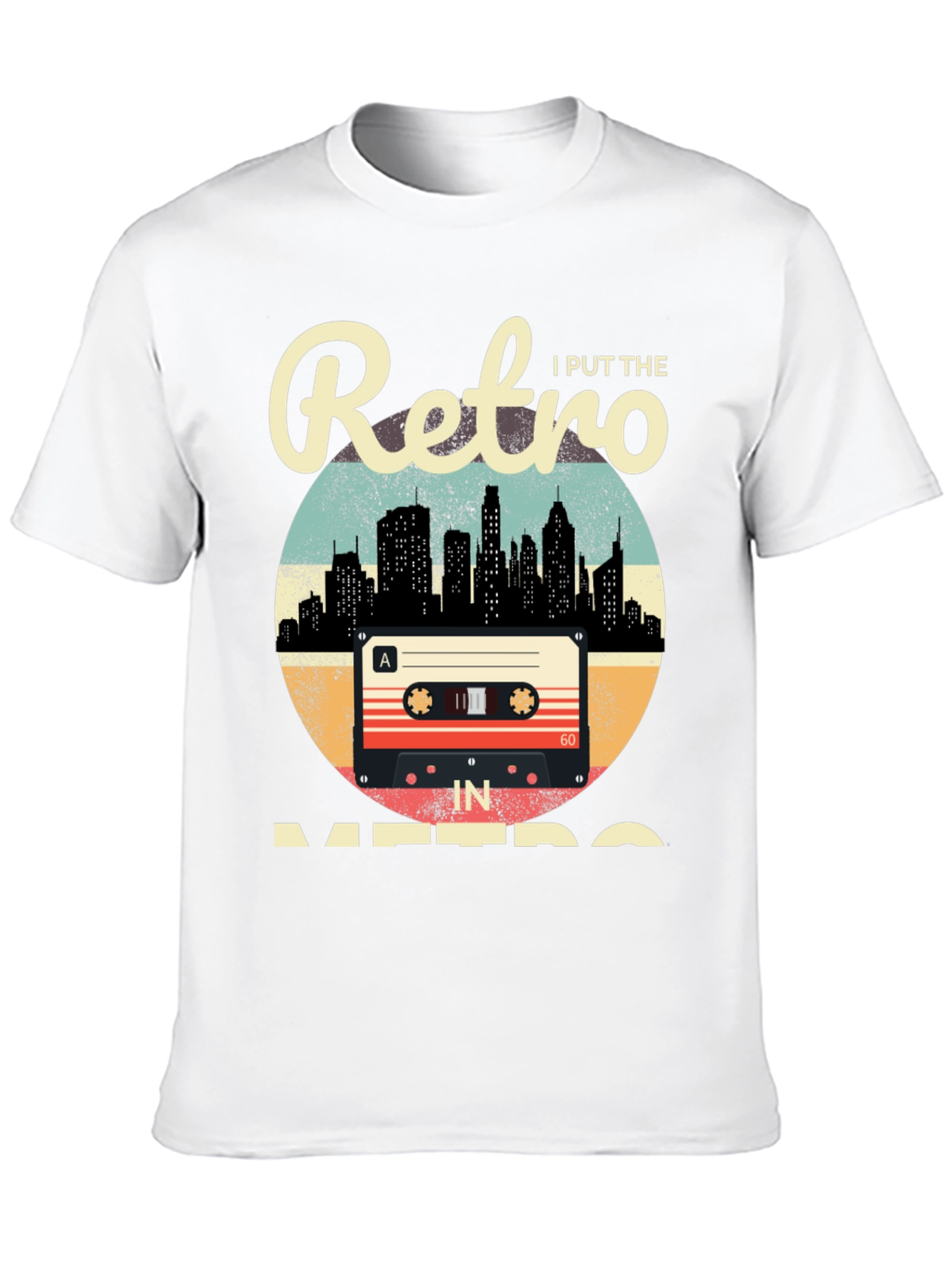 Retro Music Cassette Tape Graphic Tee
