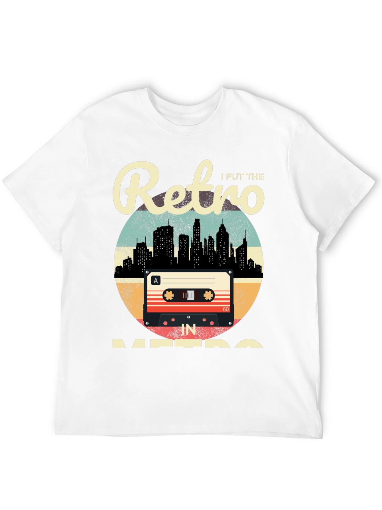 Retro Music Cassette Tape Graphic Tee