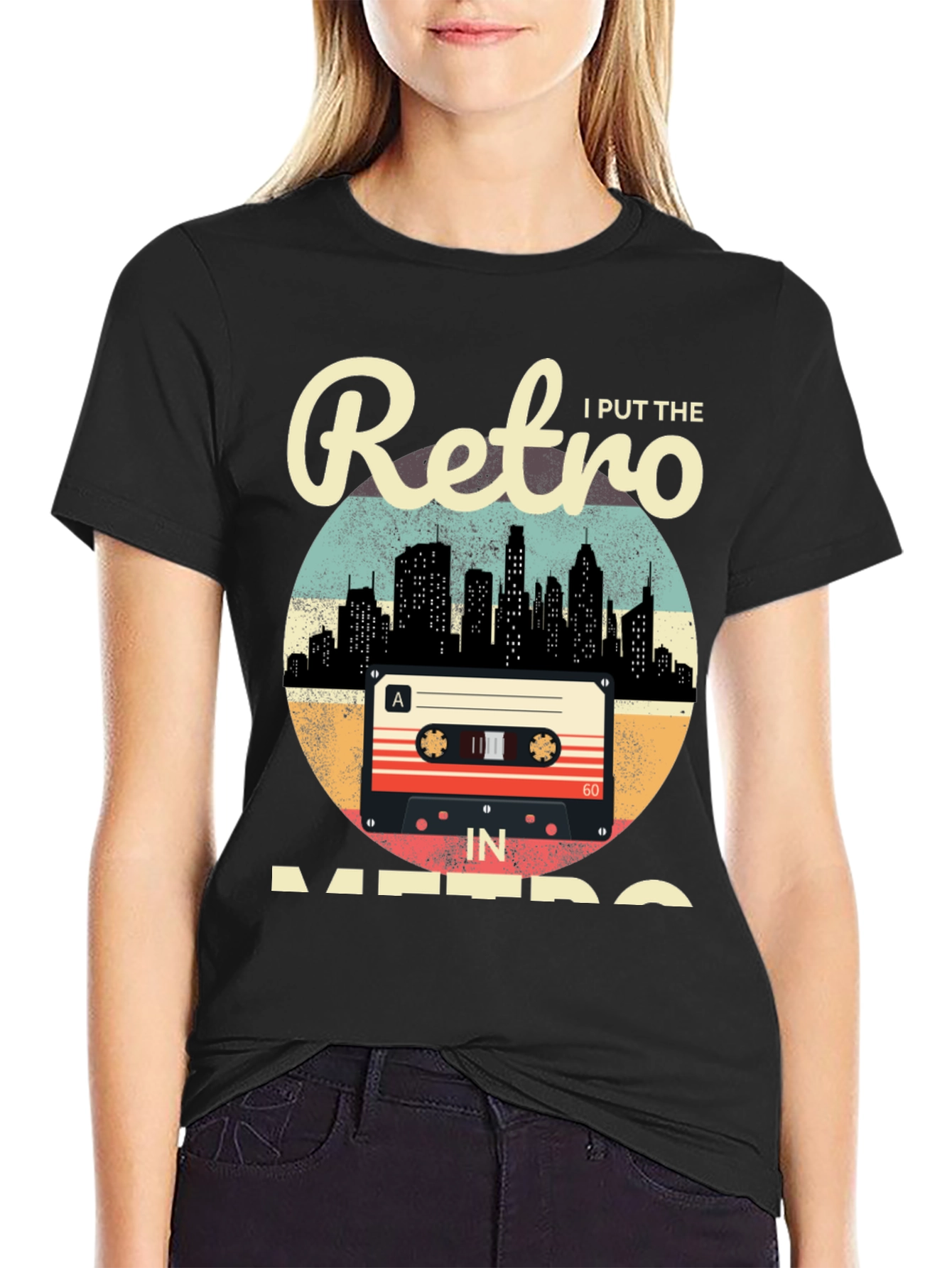 Retro Music Cassette Tape Graphic Tee