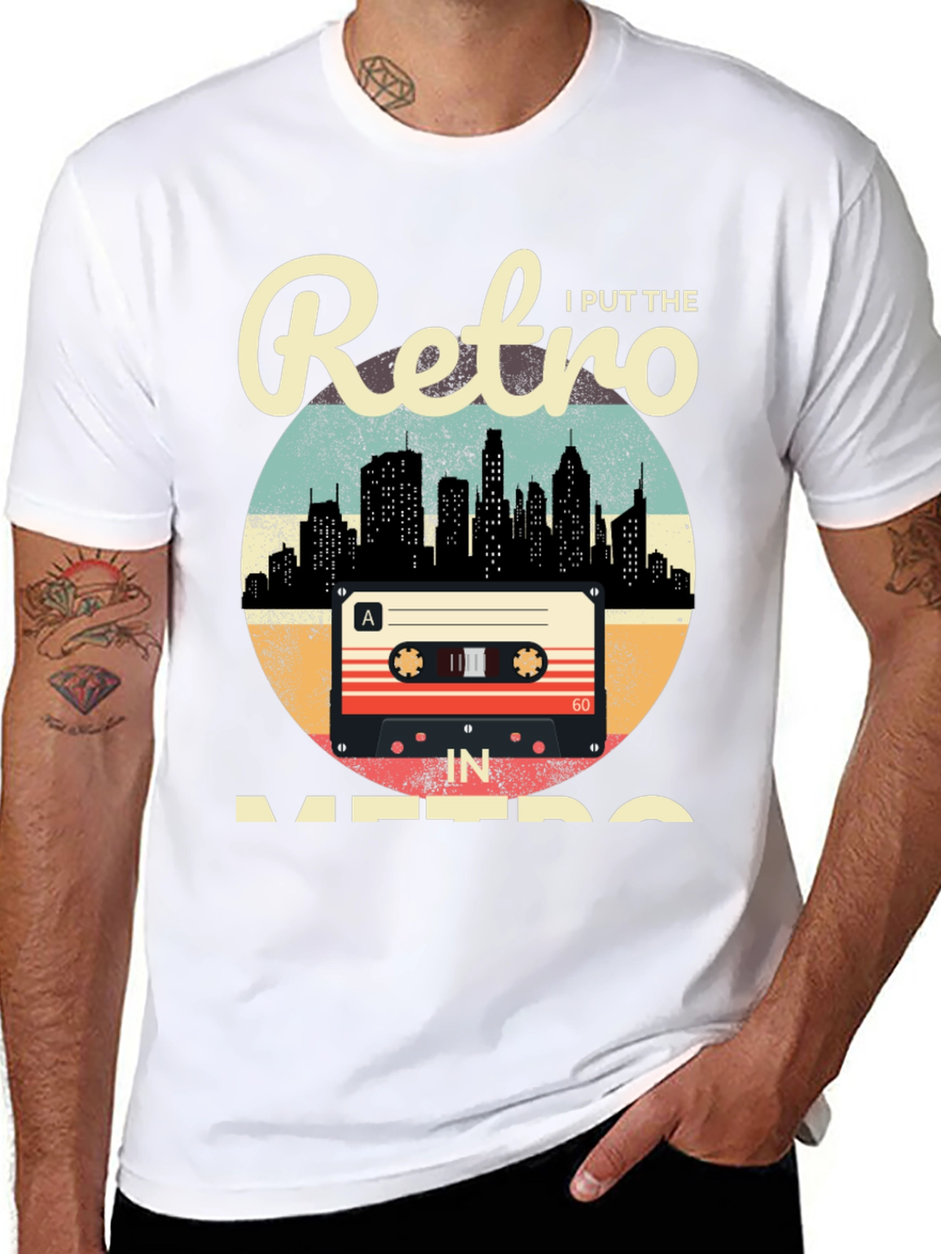 Retro Music Cassette Tape Graphic Tee
