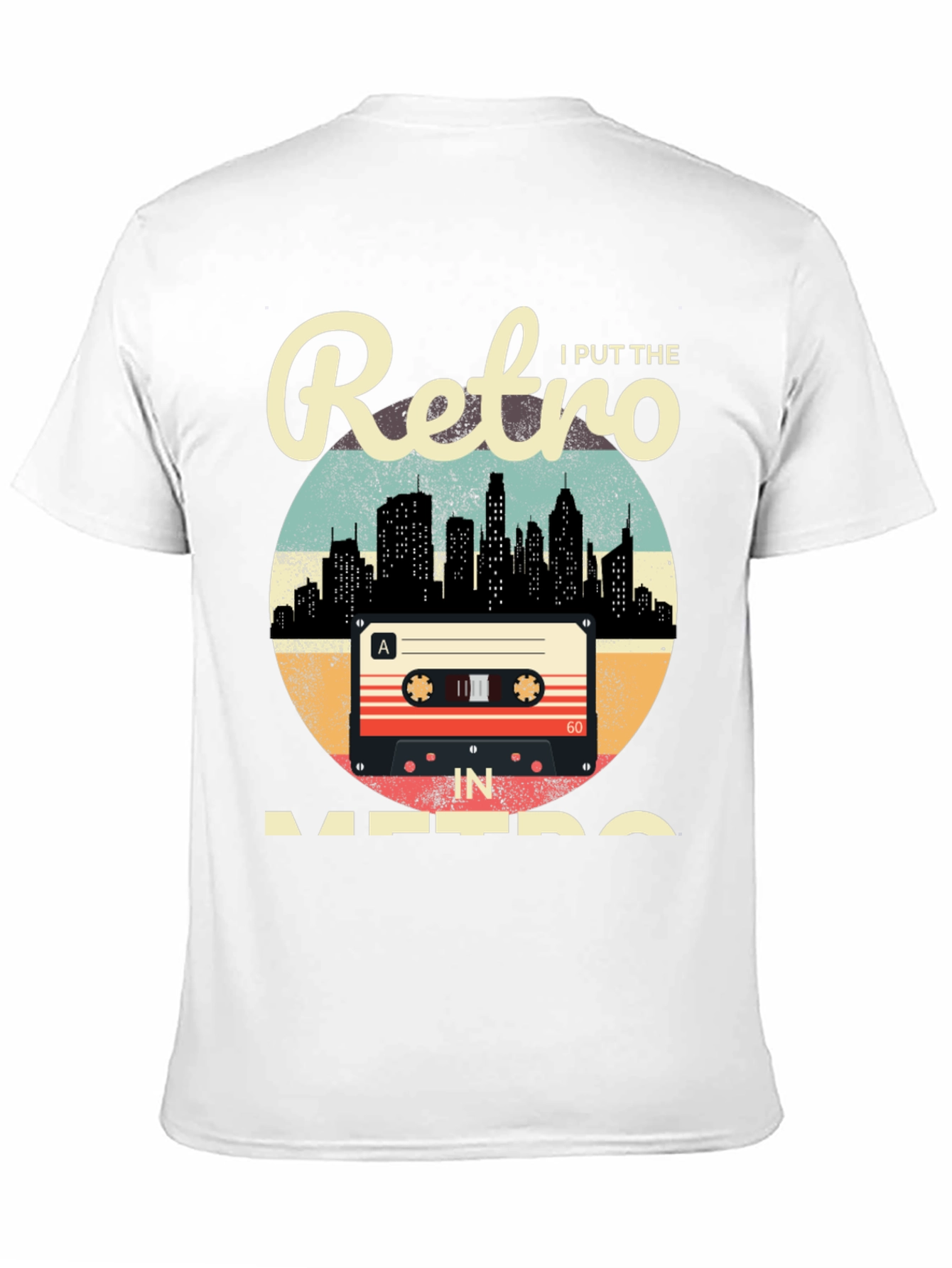 Retro Music Cassette Tape Graphic Tee