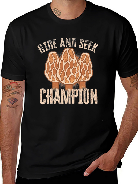 Hide and Seek Champion Morel Mushroom T-Shirt
