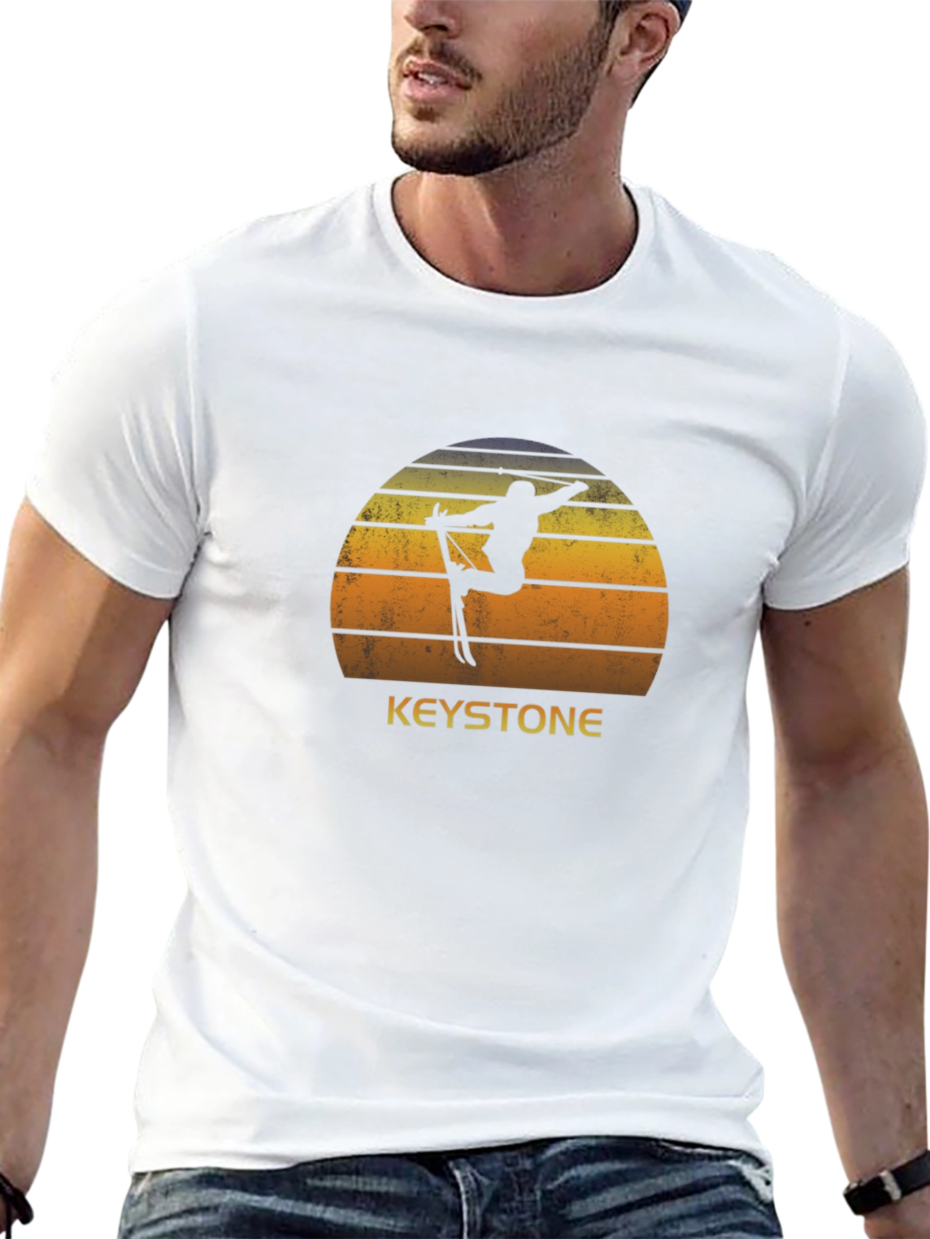 Keystone Ski Sunset Black T-Shirt