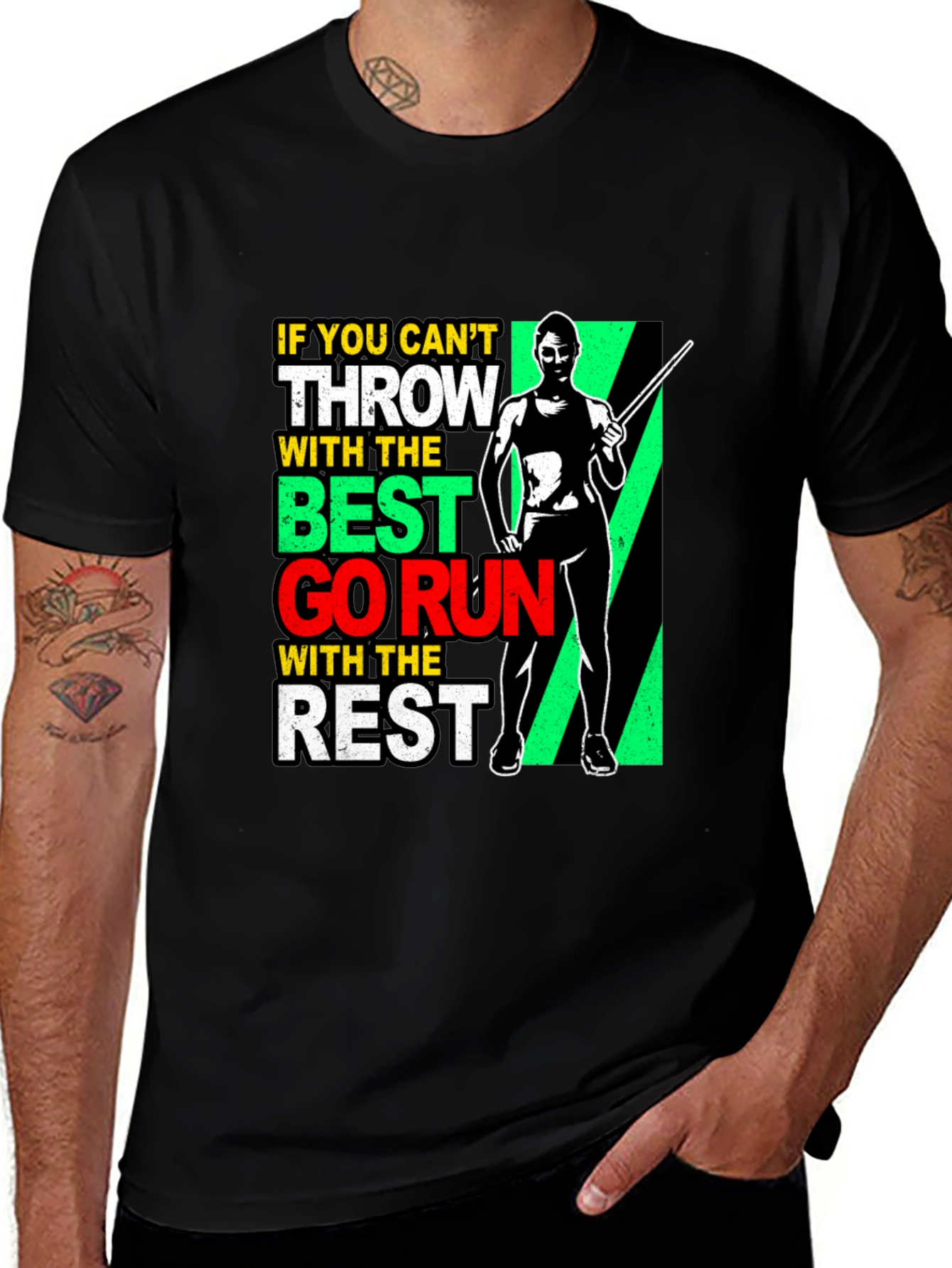 Thrower vs Runner Graphic T-Shirt