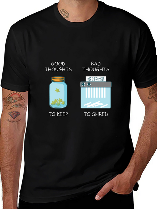 Good Thoughts Bad Thoughts Graphic T-Shirt
