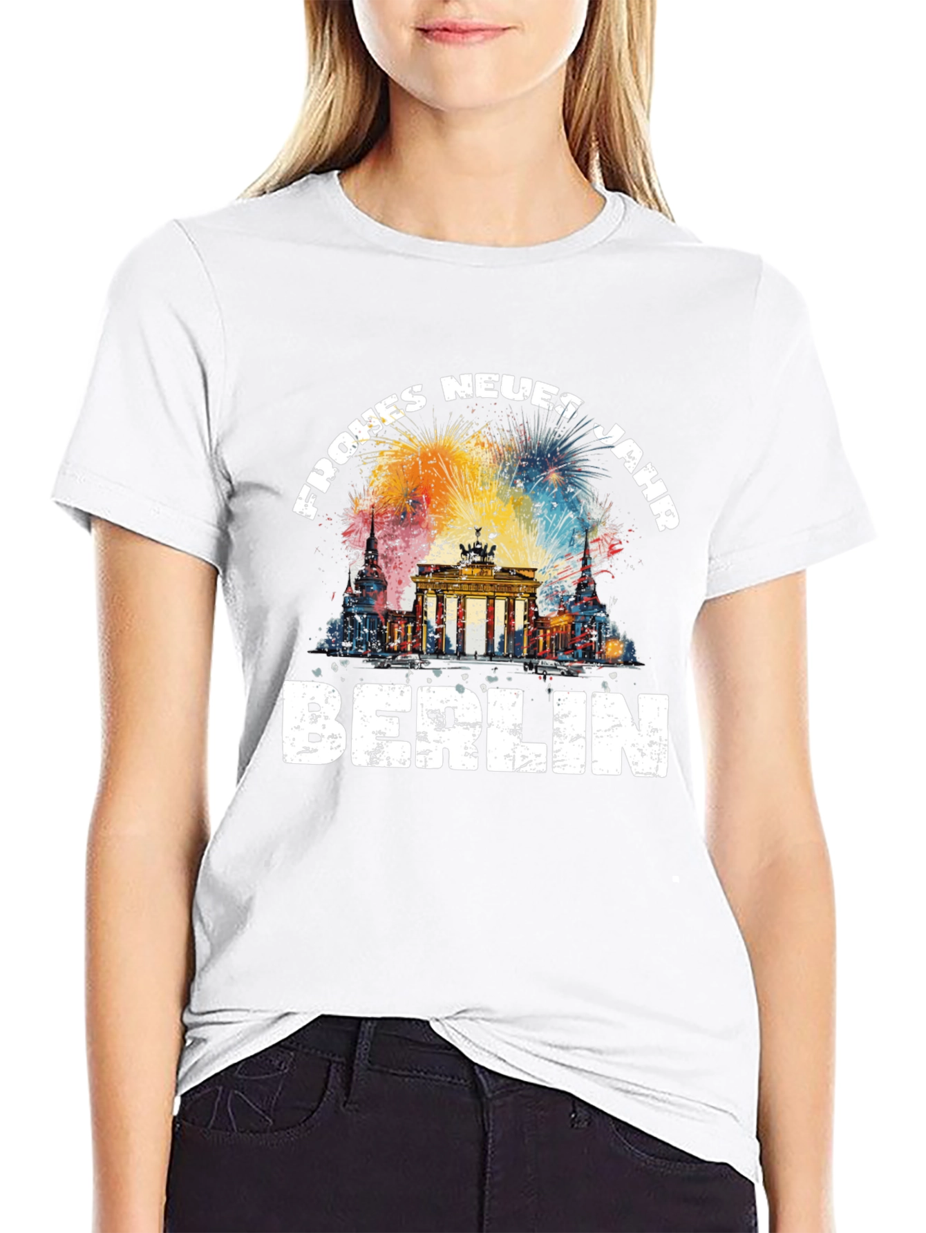 Berlin Frohes Neues Jahr Graphic Tee