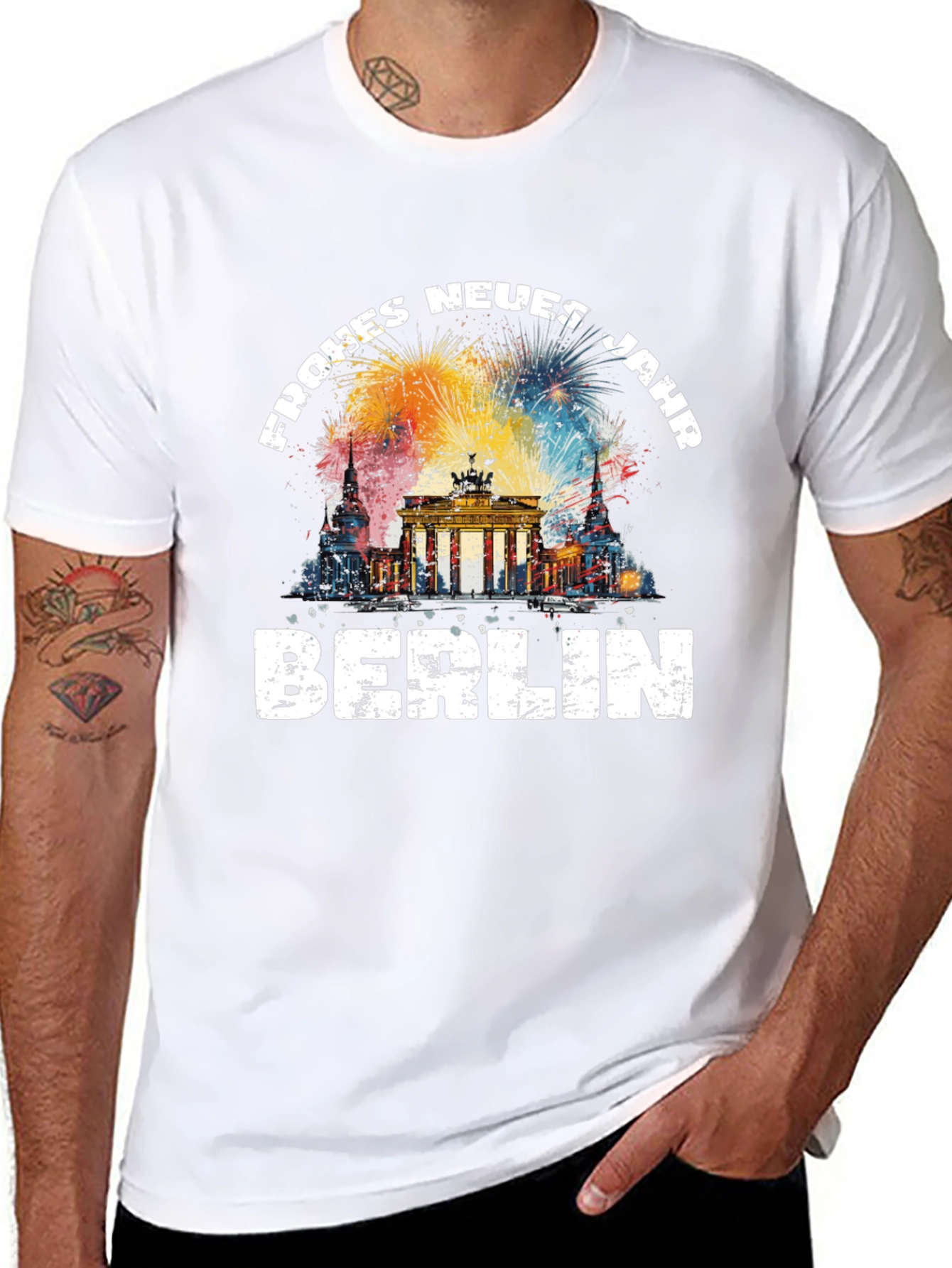 Berlin Frohes Neues Jahr Graphic Tee