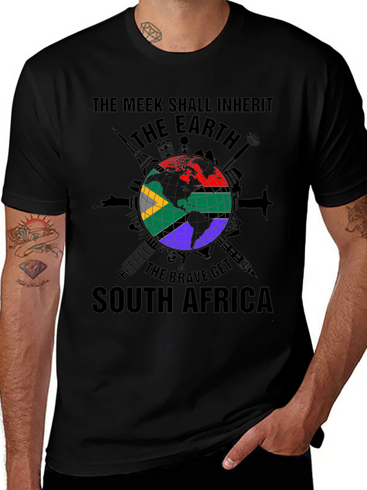 Meek Earth South Africa Graphic T-Shirt