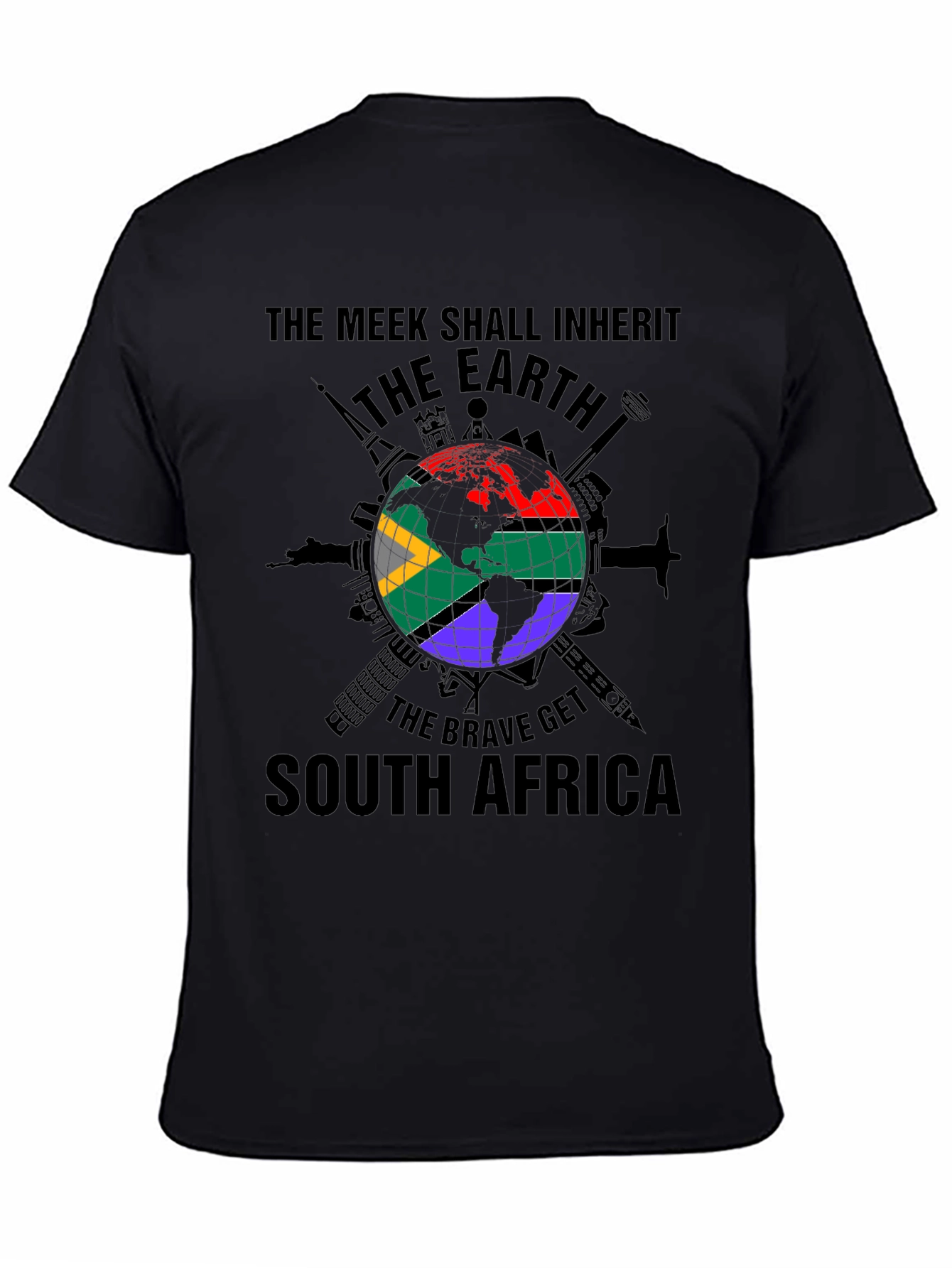 Meek Earth South Africa Graphic T-Shirt