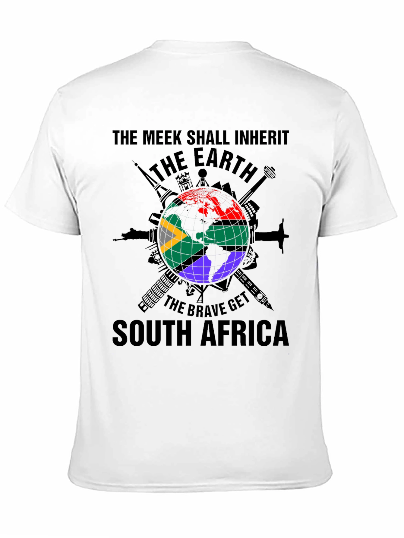 Meek Earth South Africa Graphic T-Shirt