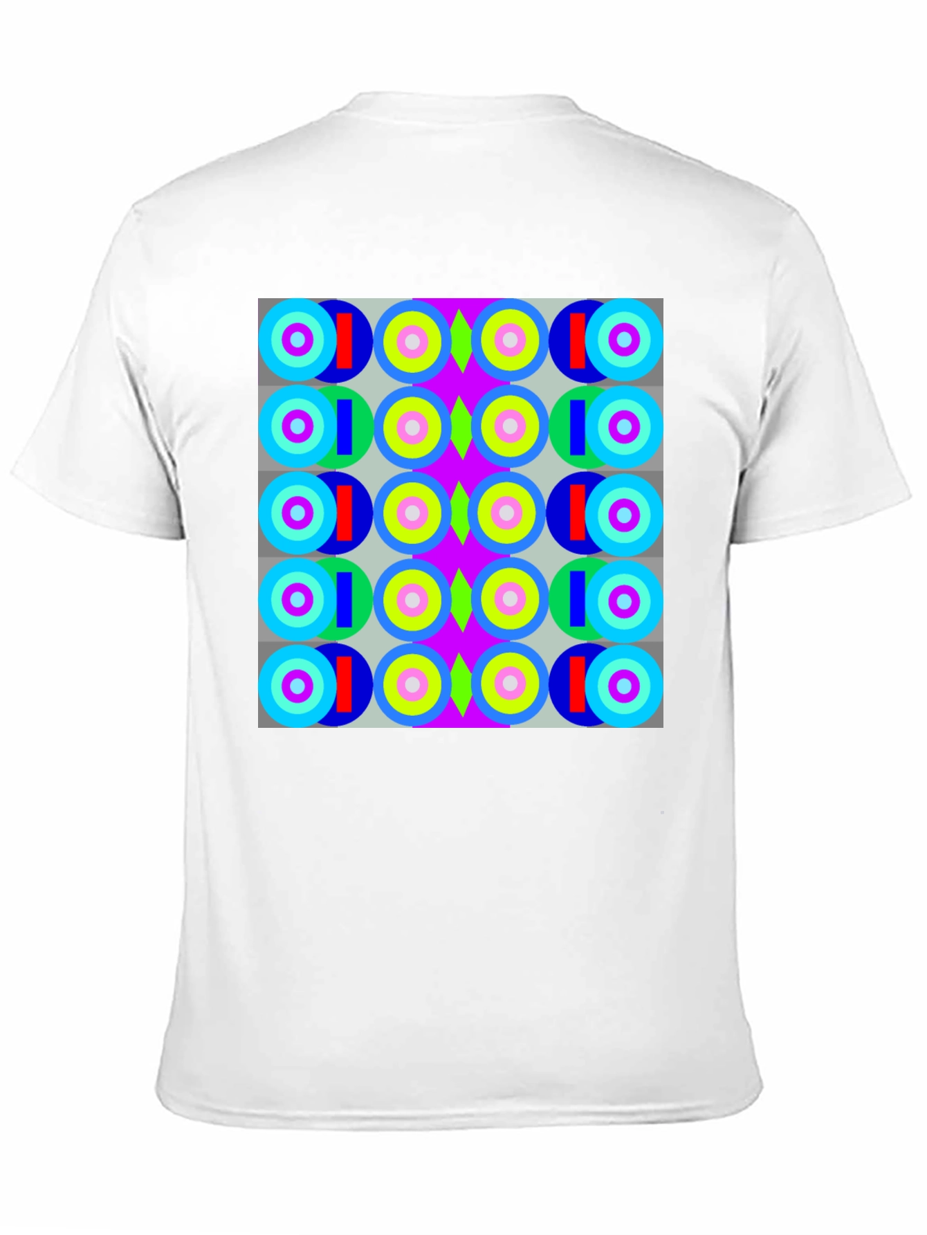 Retro Geometric Pattern T-Shirt