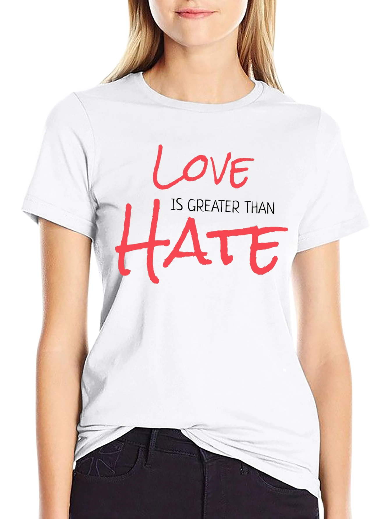 Love is Greater Than Hate Graphic Tee