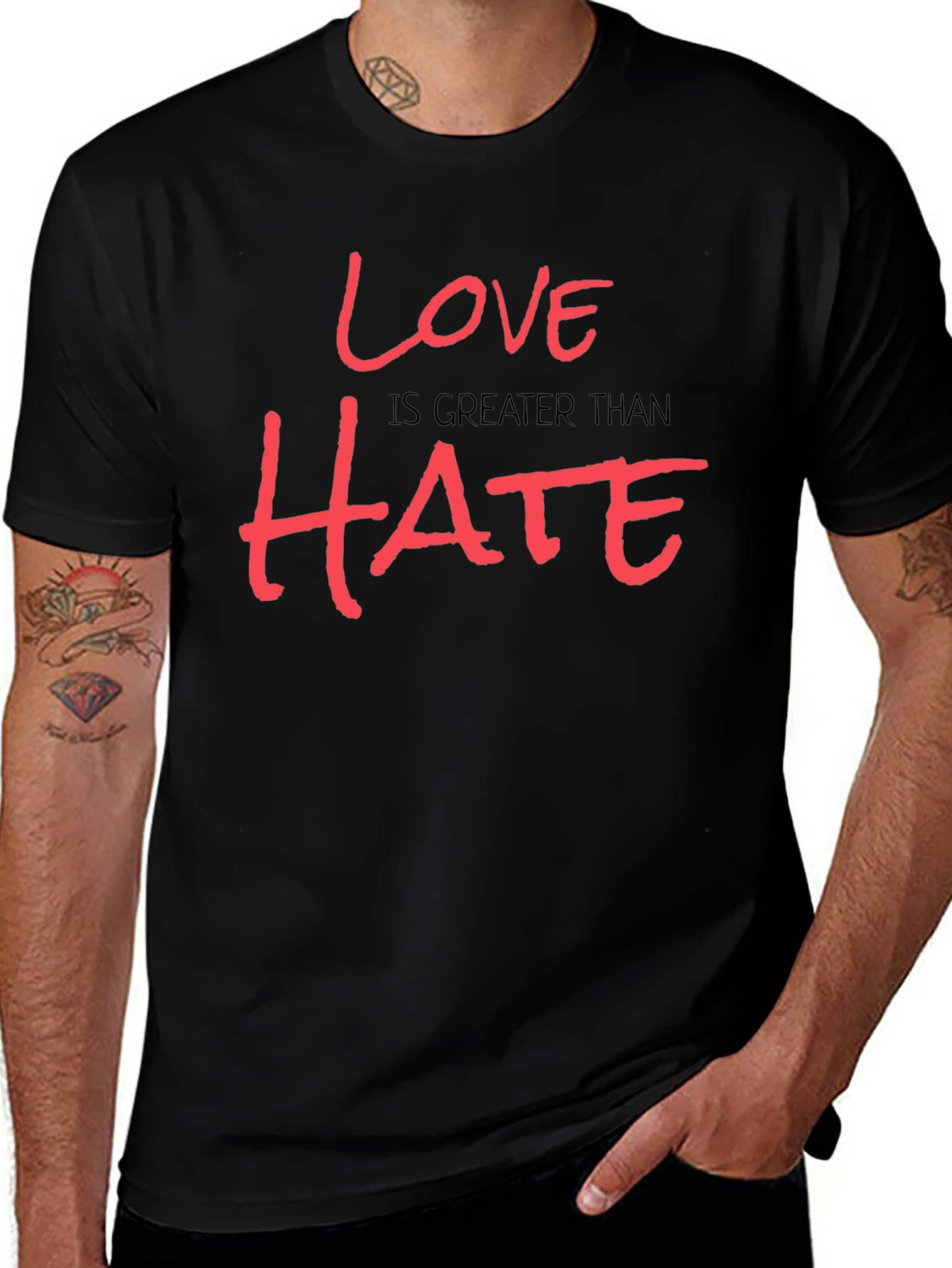 Love is Greater Than Hate Graphic Tee