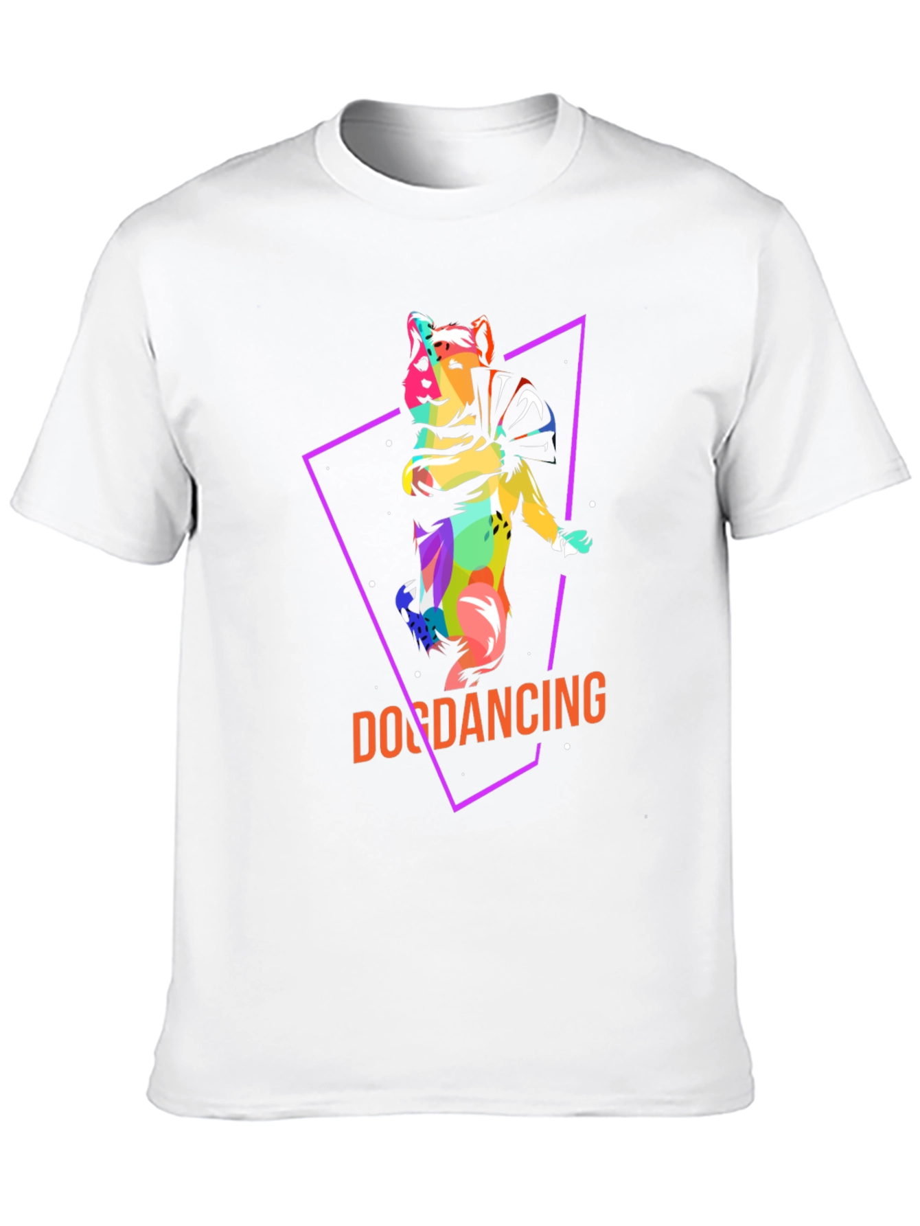 Dog Dancing Graphic Tee - Trendy Black T-Shirt