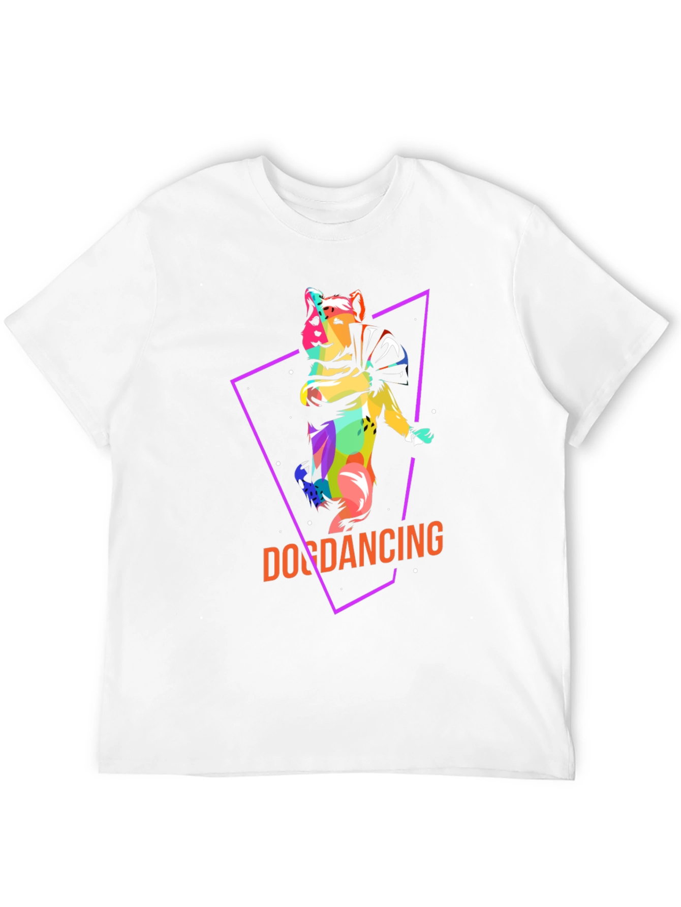 Dog Dancing Graphic Tee - Trendy Black T-Shirt