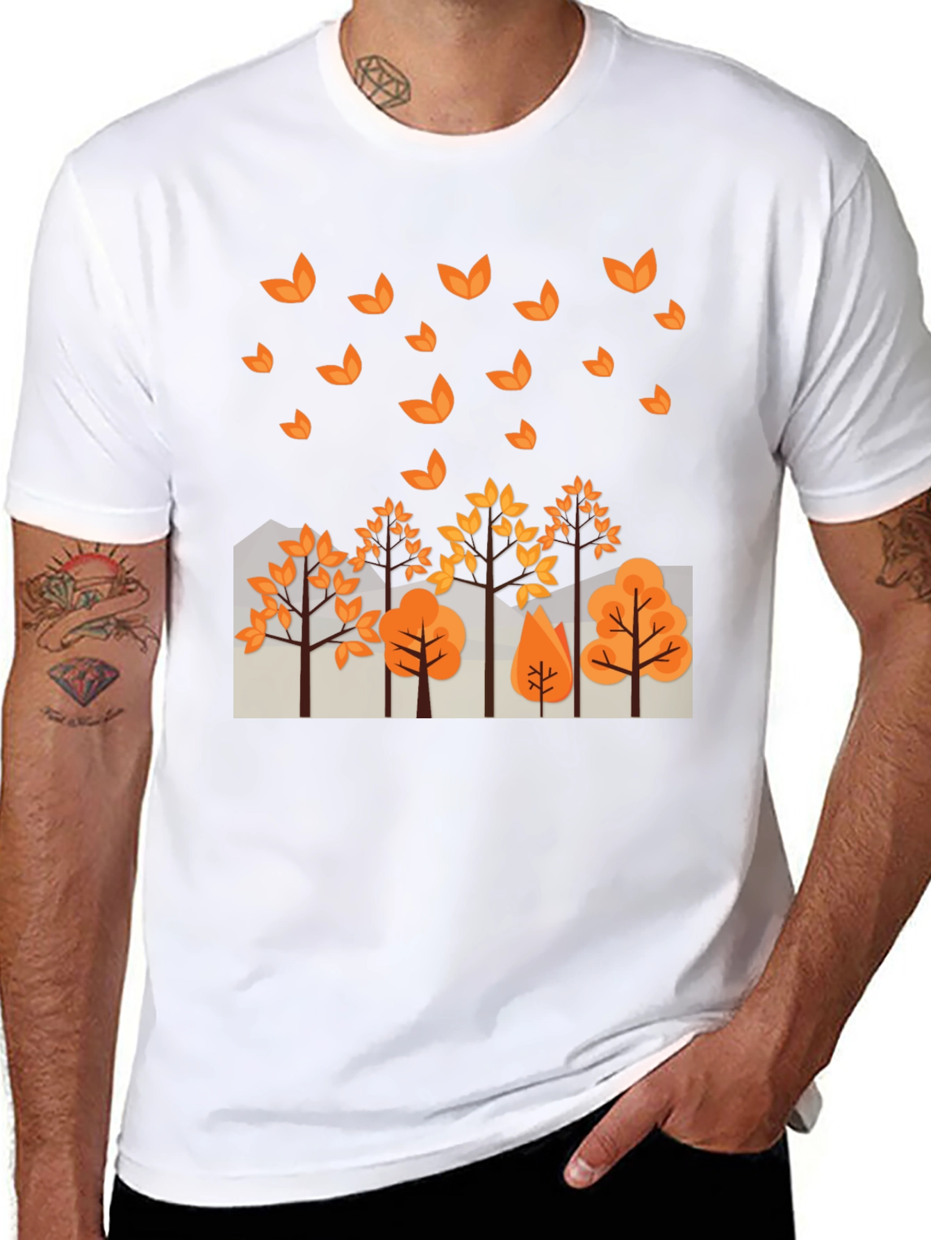 Autumn Trees Graphic T-Shirt