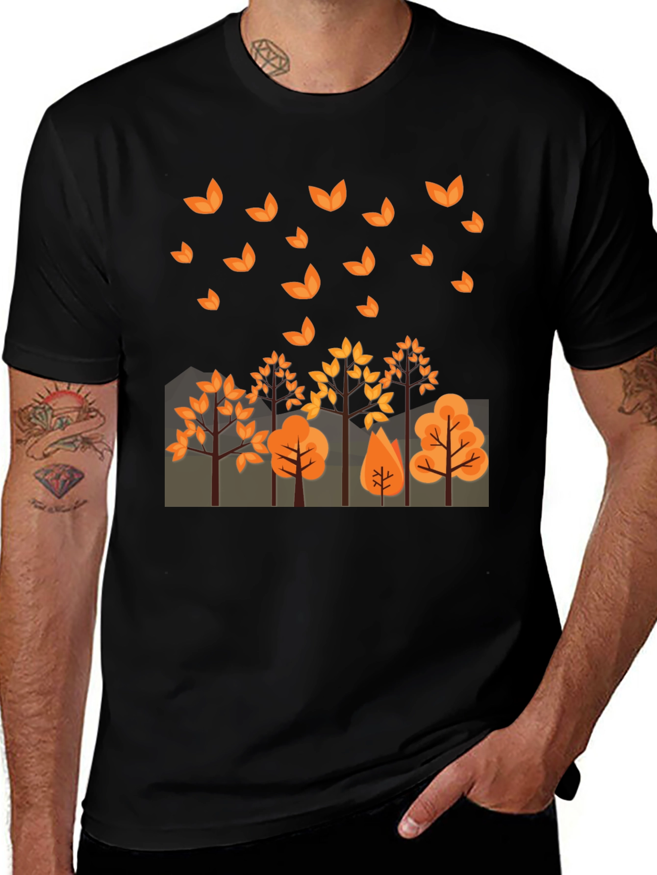 Autumn Trees Graphic T-Shirt