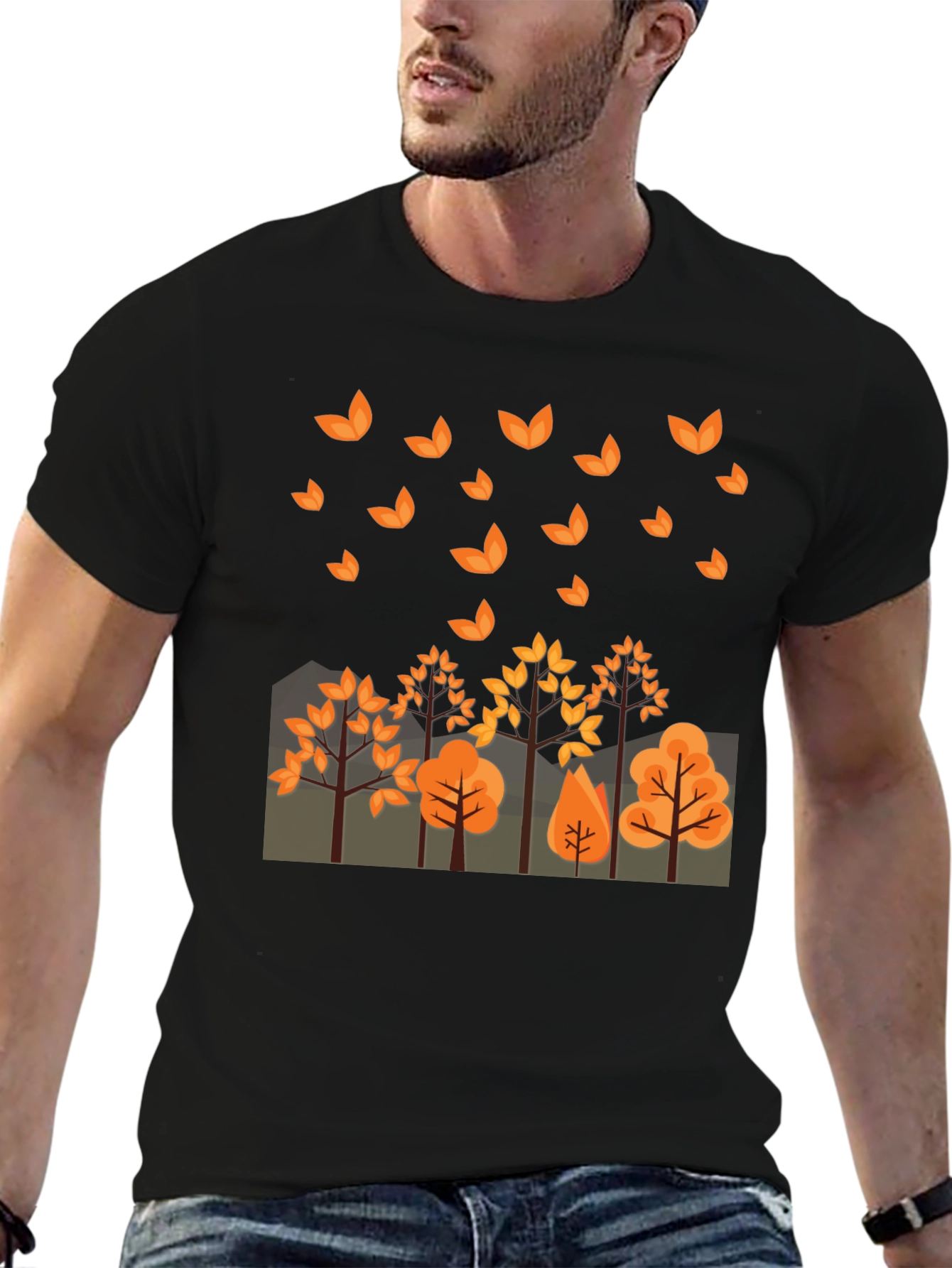 Autumn Trees Graphic T-Shirt
