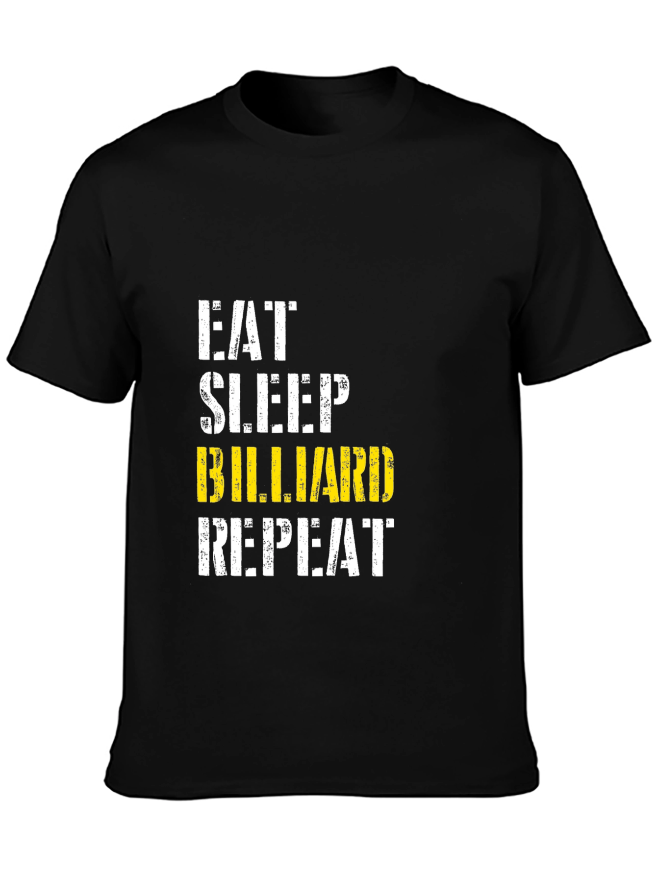 Eat Sleep Billiard Repeat Graphic T-Shirt