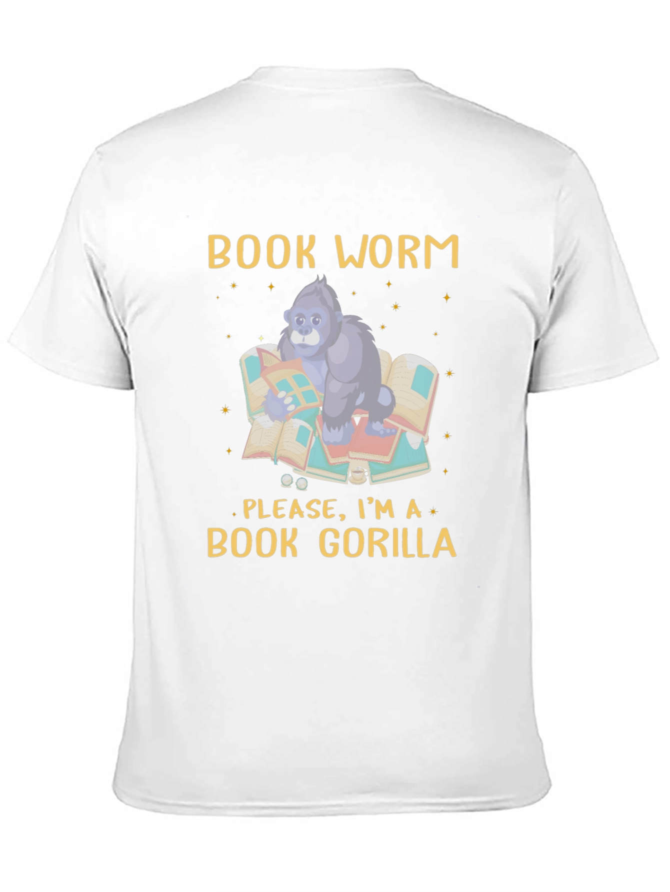 Book Worm Gorilla T-Shirt