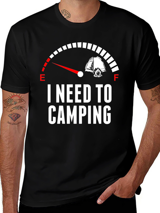 I Need To Camping Graphic Tee