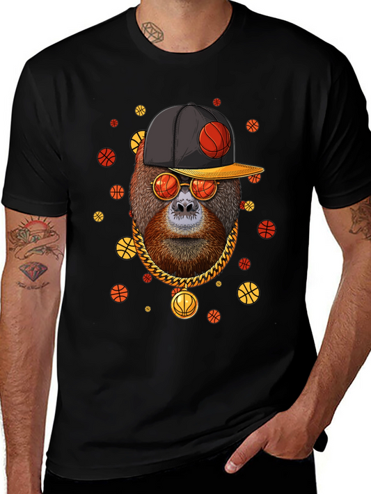 Cool Orangutan Basketball T-Shirt