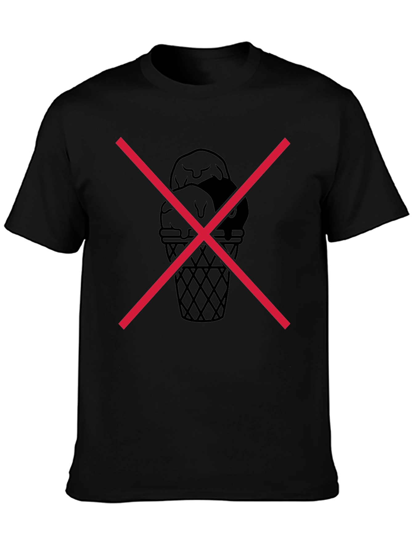 Mens Black Graphic Tee - X Marks the Spot