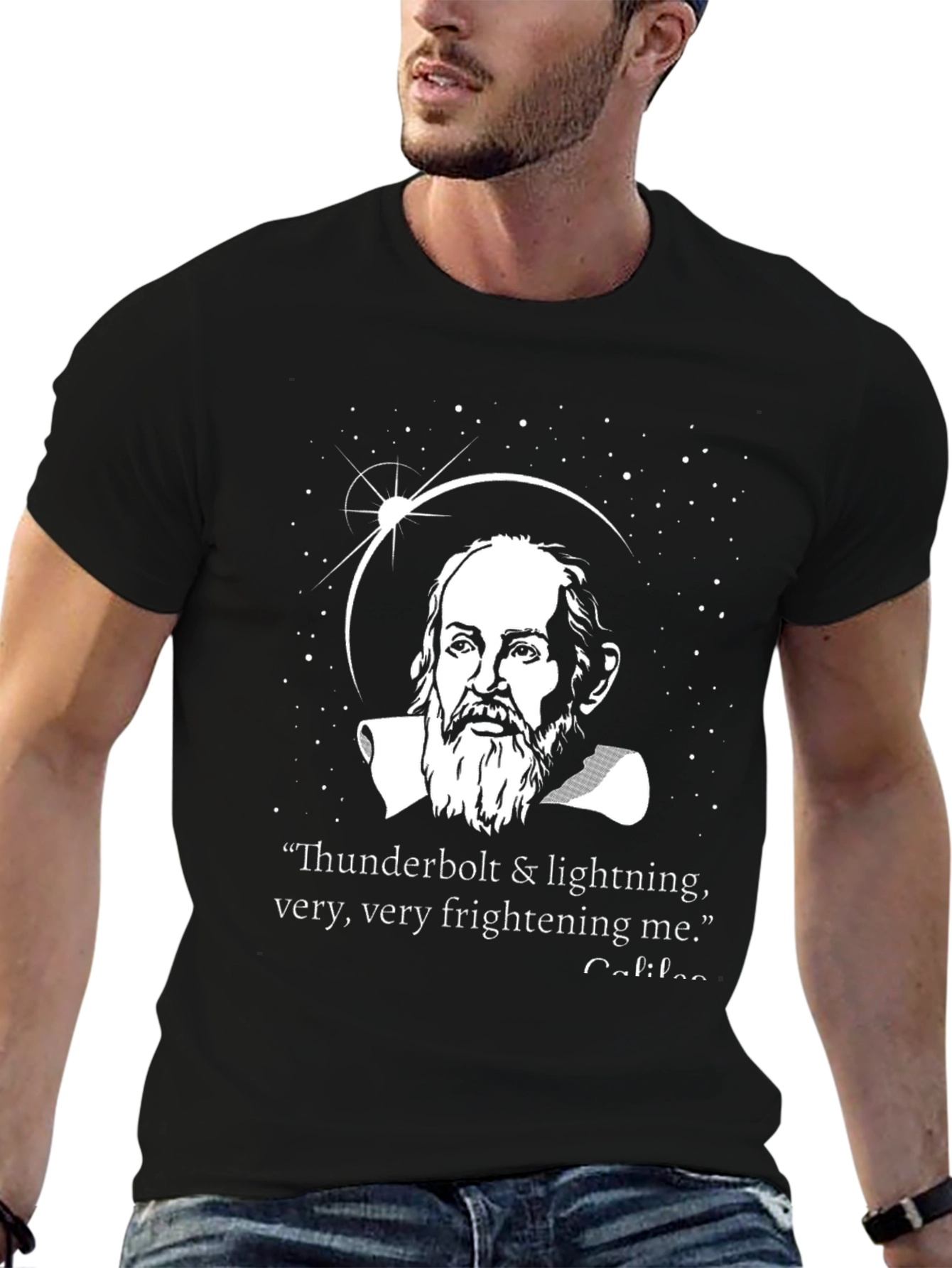 Galileo Inspired Thunderbolt & Lightning T-Shirt
