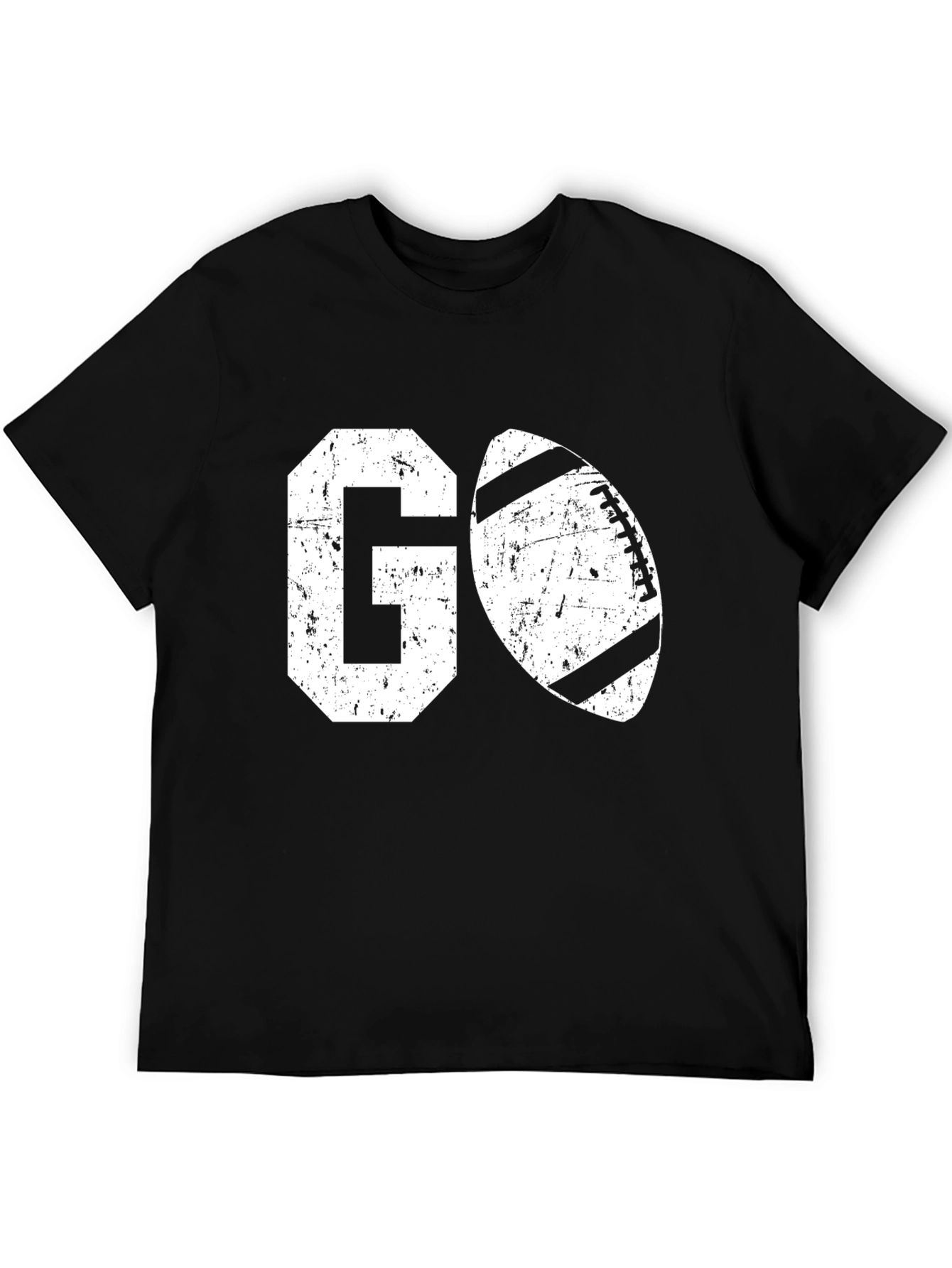 Go Football Graphic T-Shirt - Black