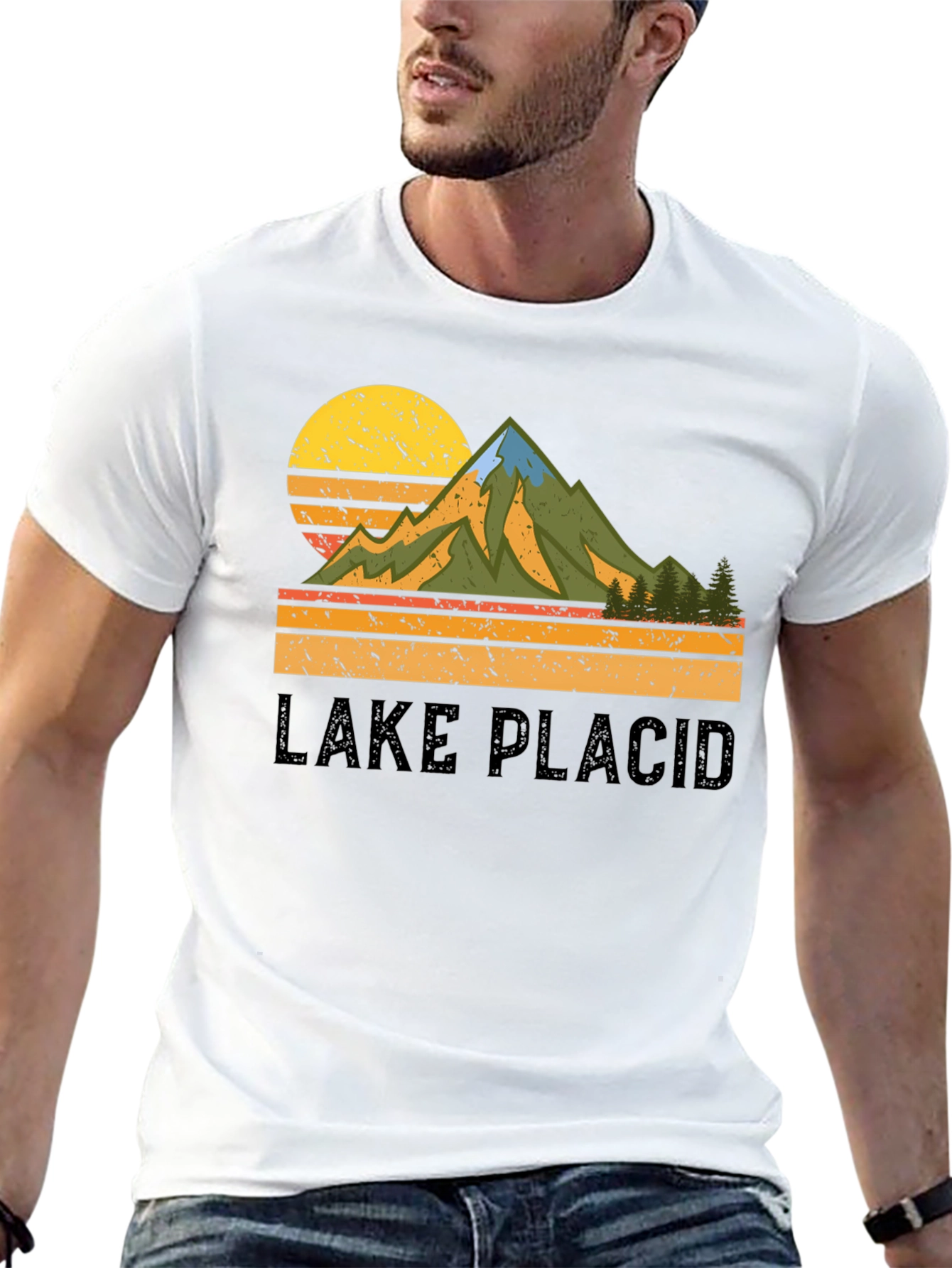 Lake Placid Retro Graphic T-Shirt