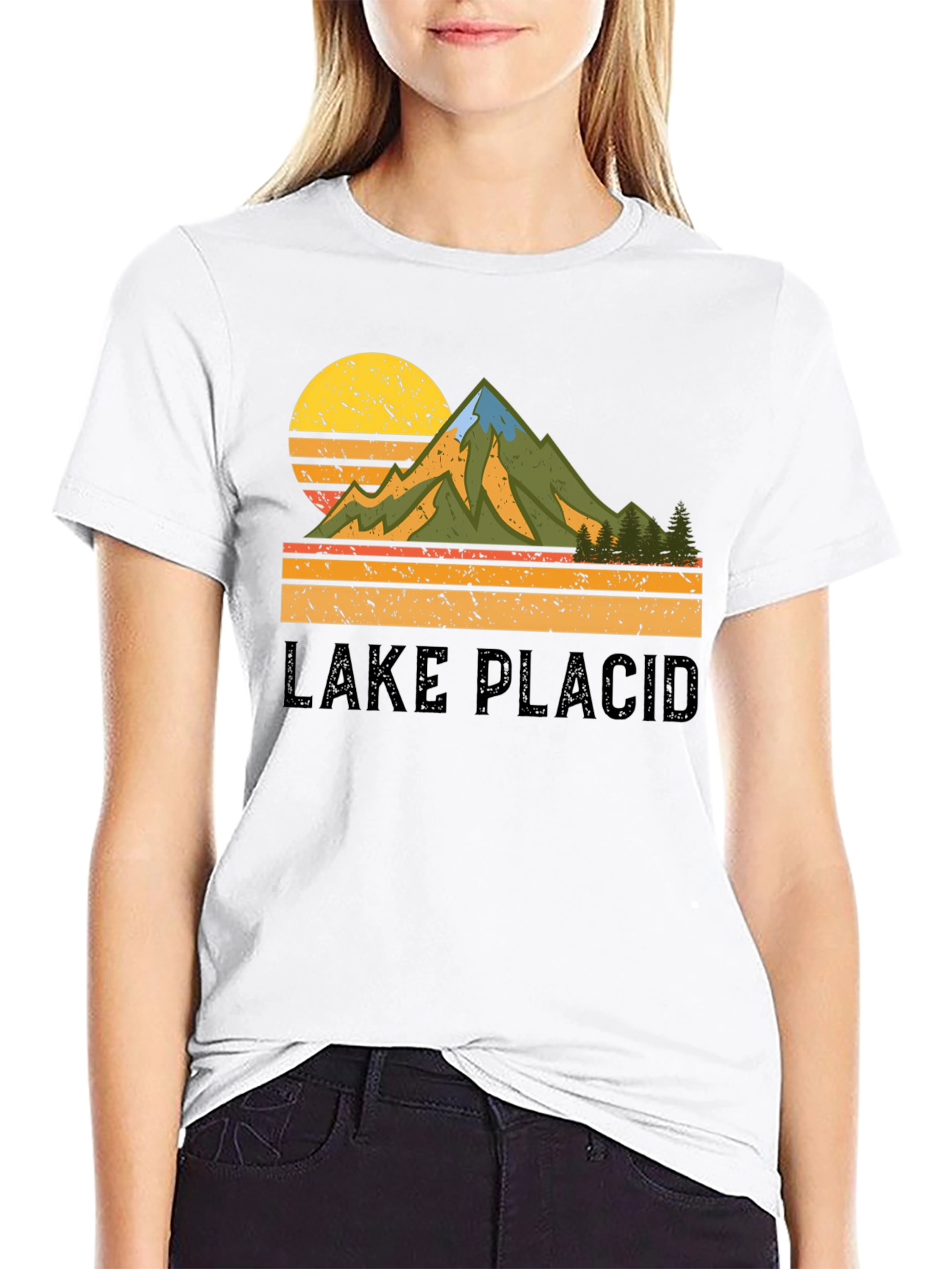 Lake Placid Retro Graphic T-Shirt