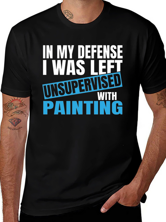 In My Defense Painting T-Shirt