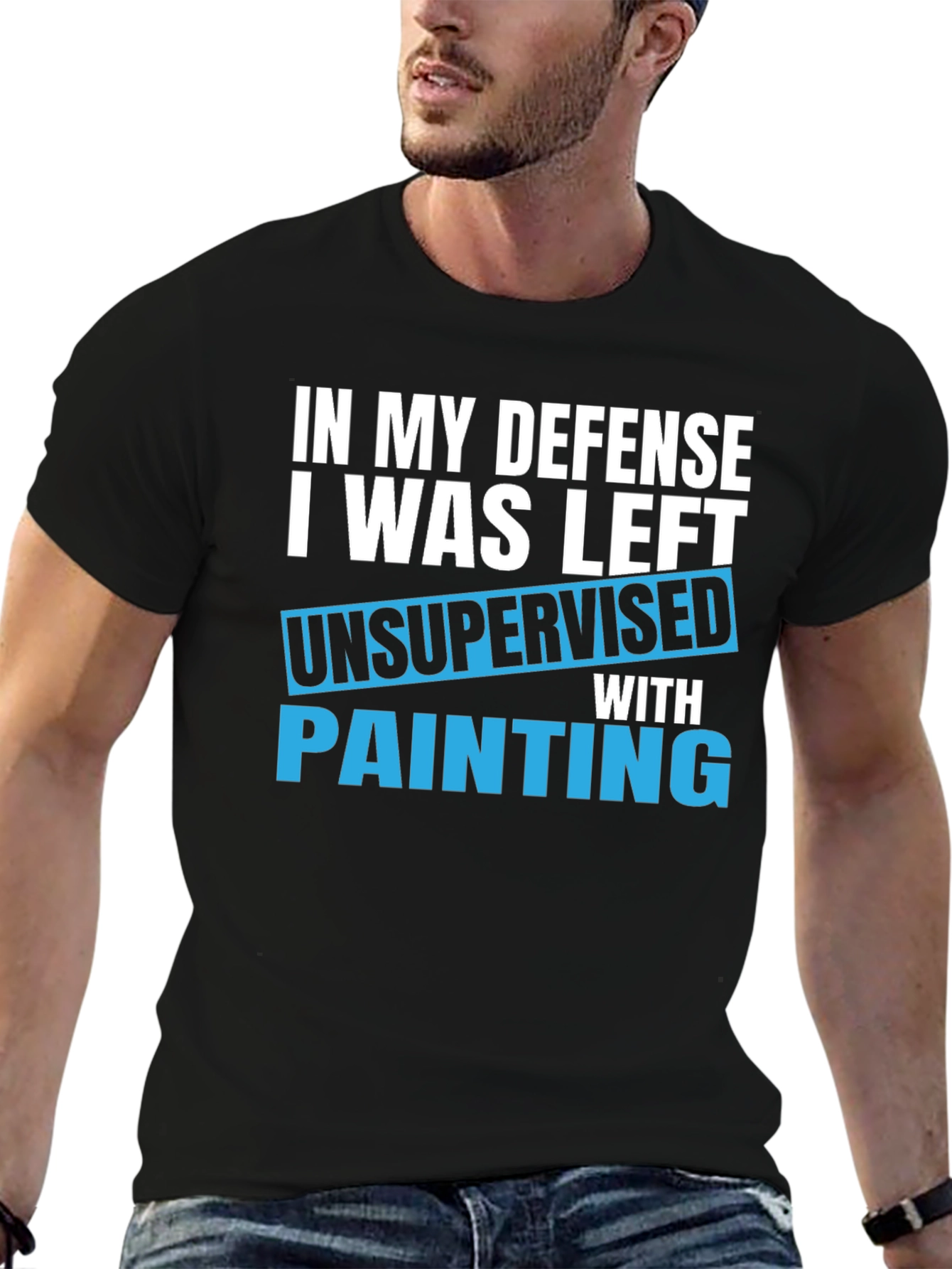 In My Defense Painting T-Shirt