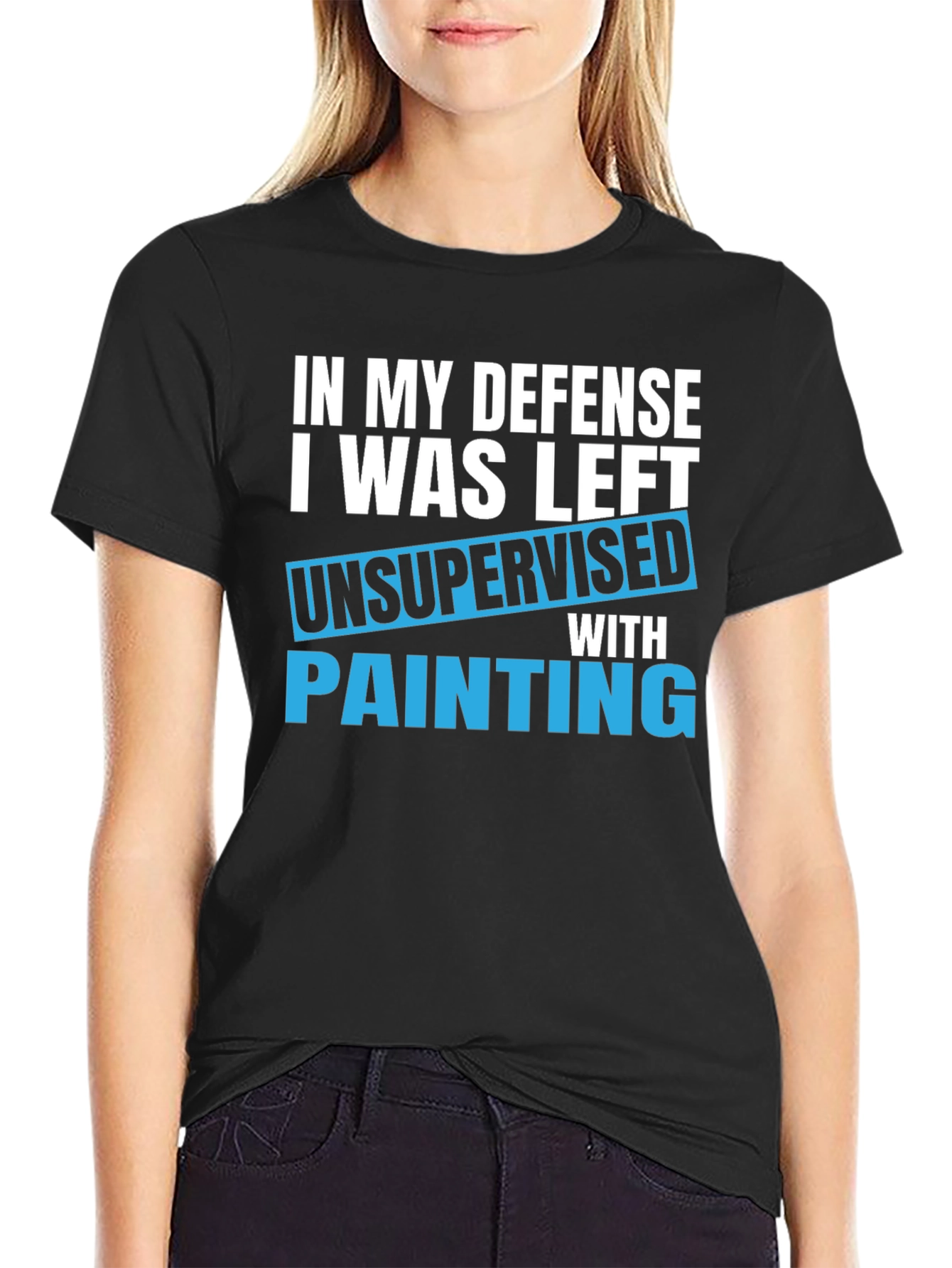 In My Defense Painting T-Shirt