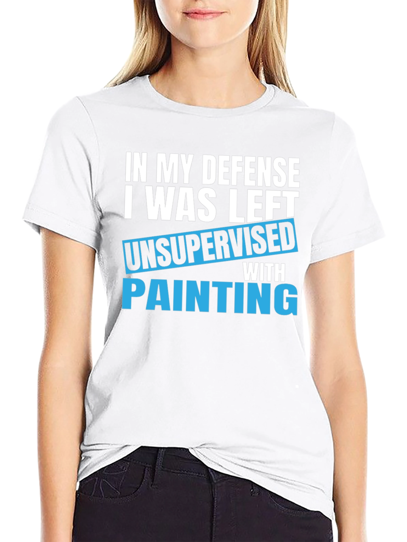 In My Defense Painting T-Shirt